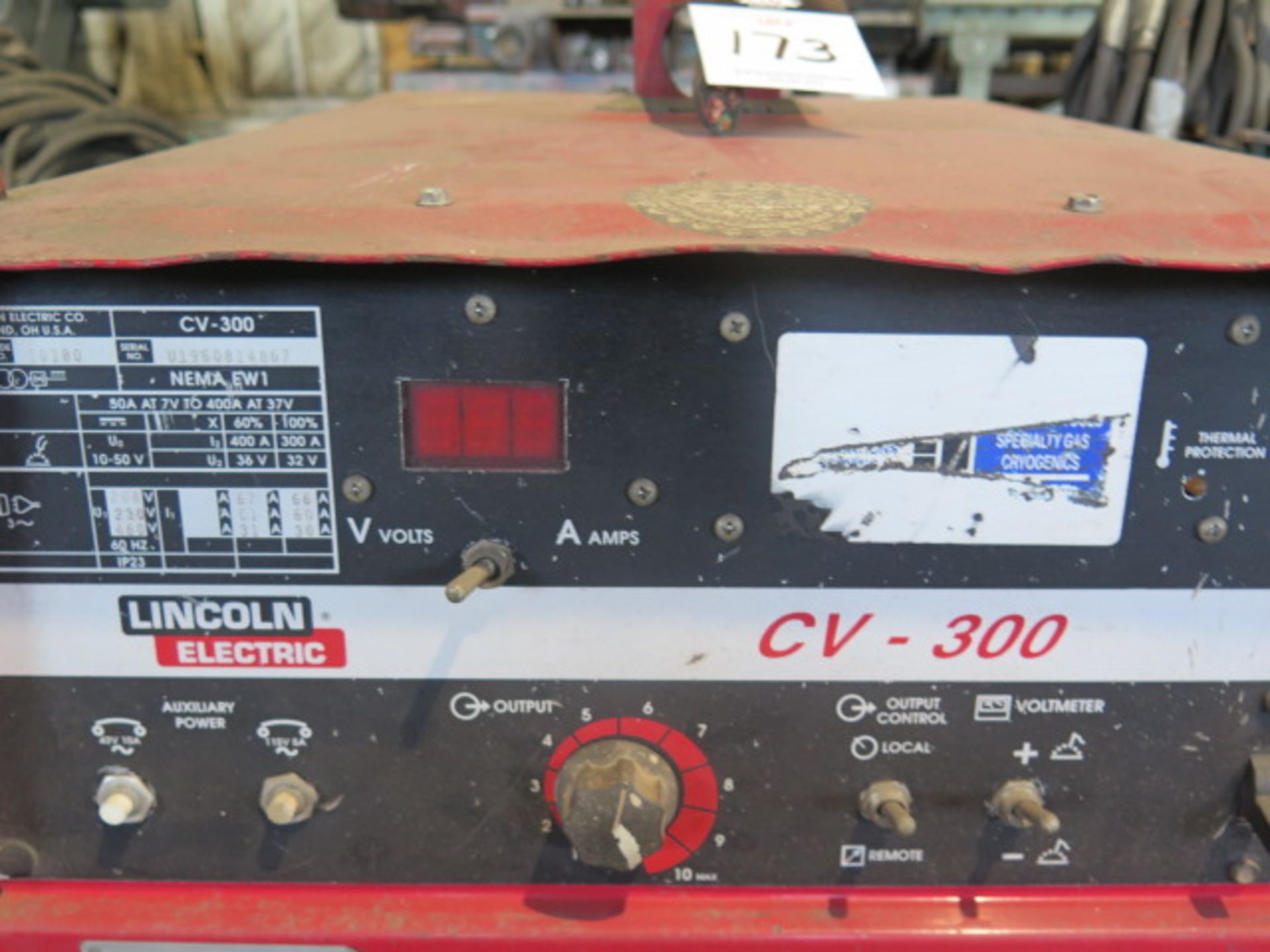 Lincoln CV-305 Arc Welding Power Source w/ Lincoln LN-7 Wire Feeder (NO CABLES) (SOLD AS-IS - NO - Image 7 of 7