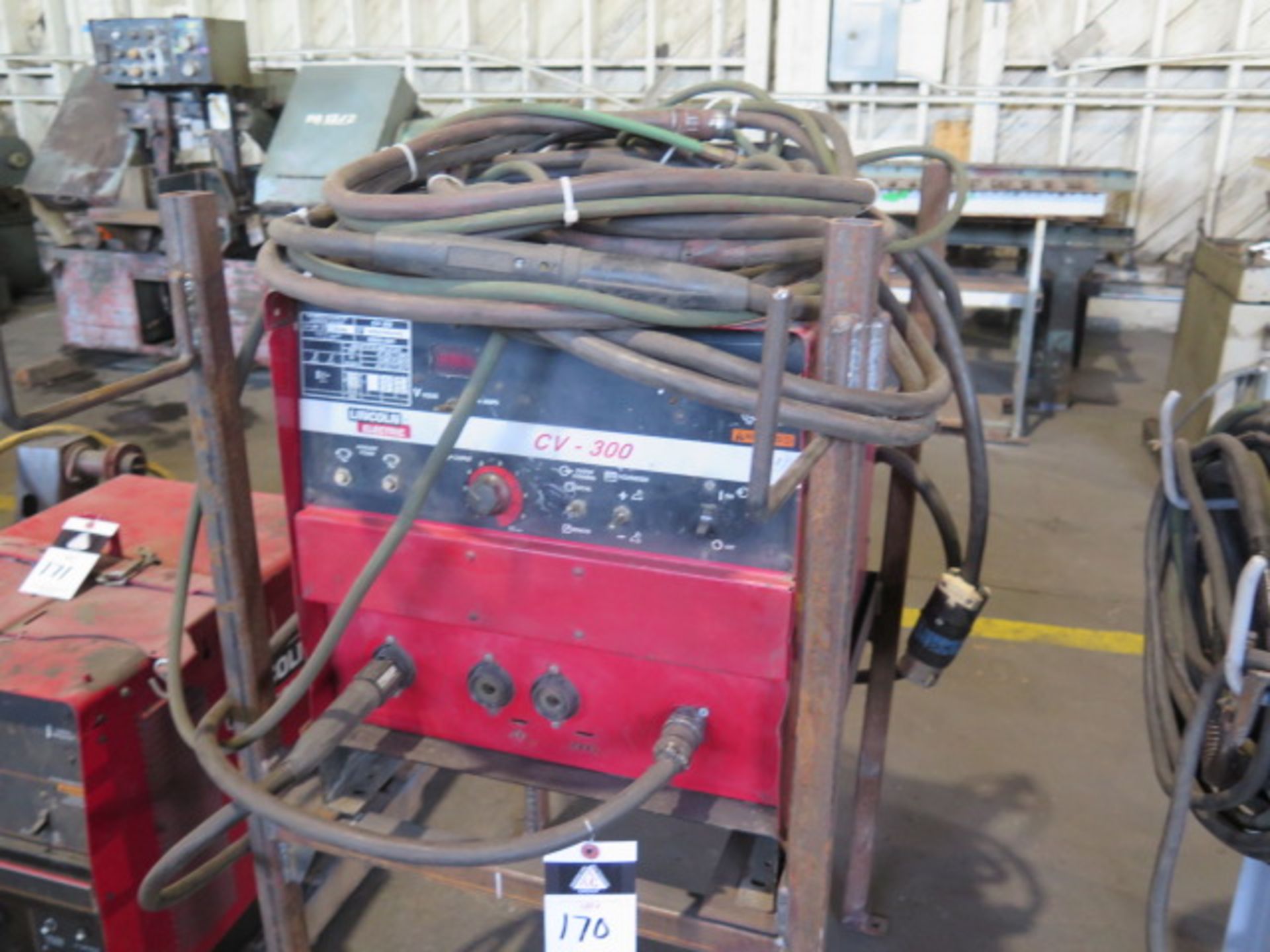 Lincoln CV-300 Arc Welding Power Source w/ Stand (SOLD AS-IS - NO WARRANTY)