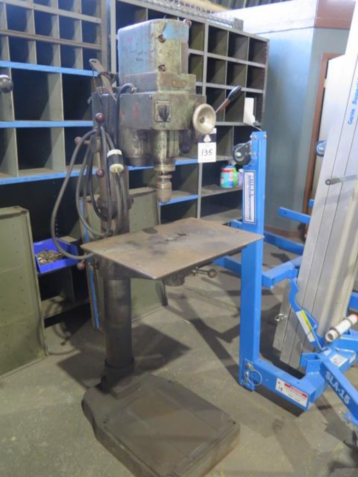 Boice Type CS-30/S Geared Head Pedestal Drill Press w/ 122-1464 RPM (SOLD AS-IS - NO WARRANTY) - Image 2 of 8