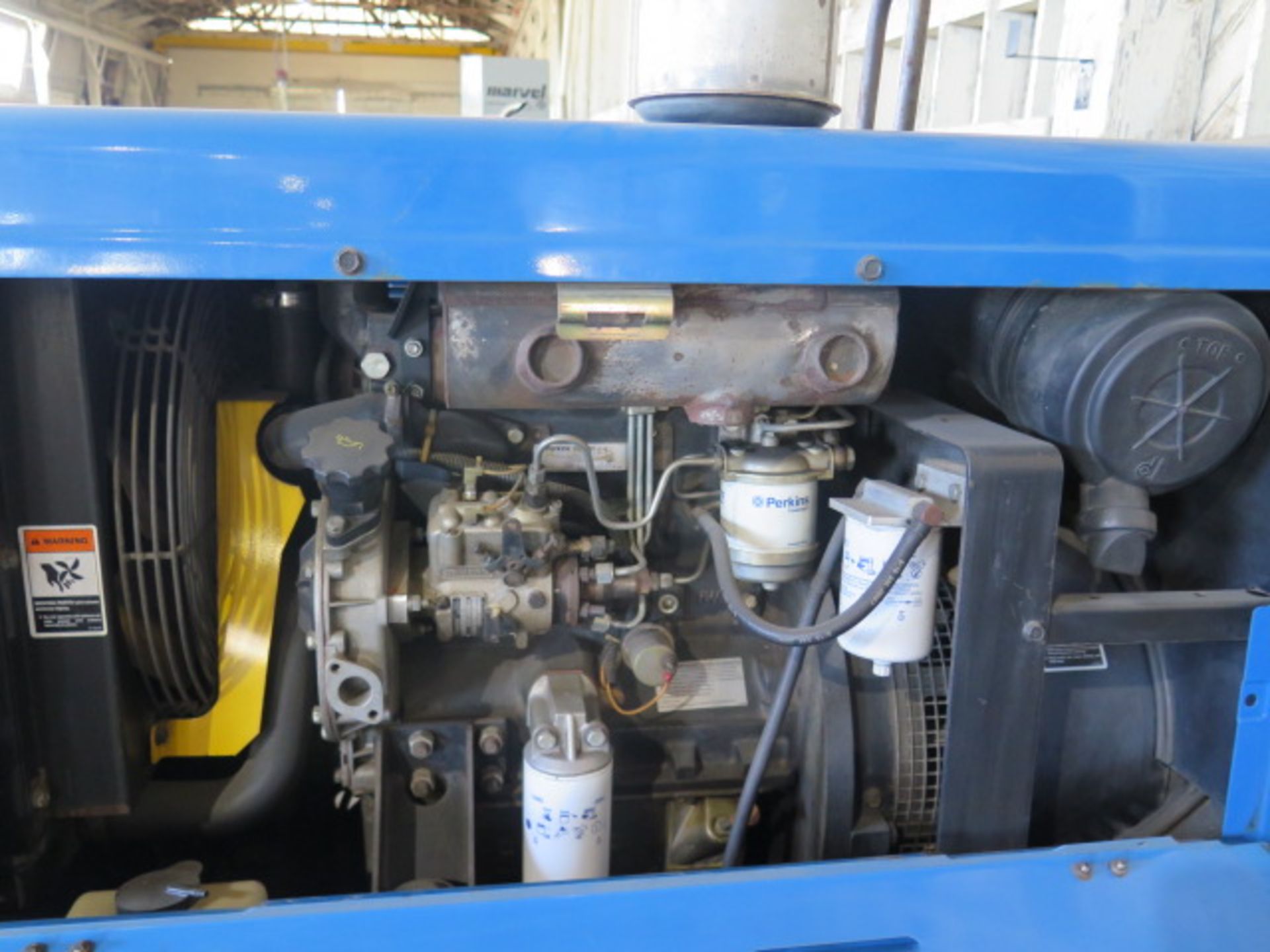 Miller Big Blue 402P Towable Diesel CC/CV-DC Welding Generator w Perkins Diesel Engine, SOLD AS IS - Image 10 of 11