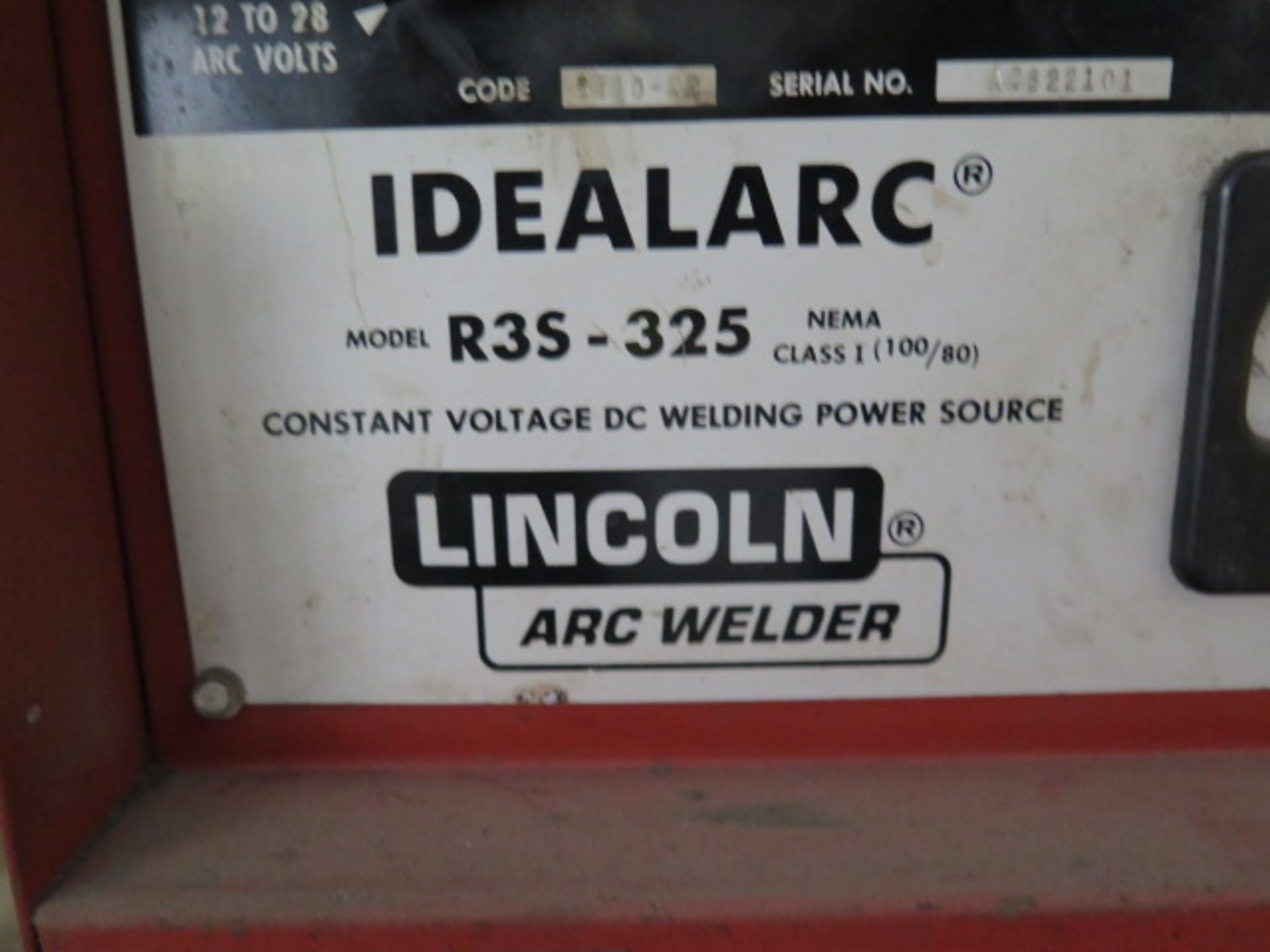 Lincoln Idealarc R3S-325 Arc Welding Power Source w/ Lincoln LN-7 Wire Feeder (SOLD AS-IS - NO - Image 8 of 8