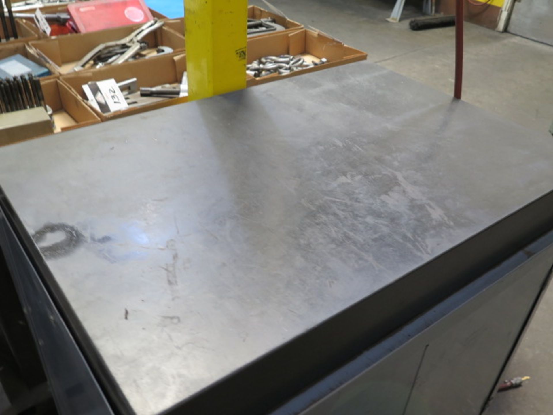 24" x 36" x 4" Granite Surface Plate w/ Cabinet Base (SOLD AS-IS - NO WARRANTY) - Image 4 of 7