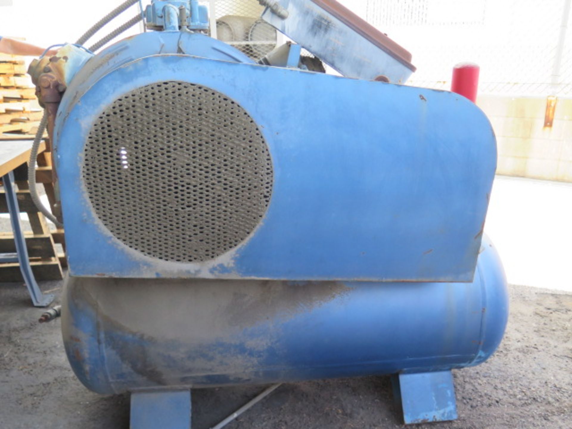 25 Hp Horizontal Air Compressor w/ 3-Stage Pump, 80 Gallon Tank (SOLD AS-IS - NO WARRANTY) - Image 7 of 7