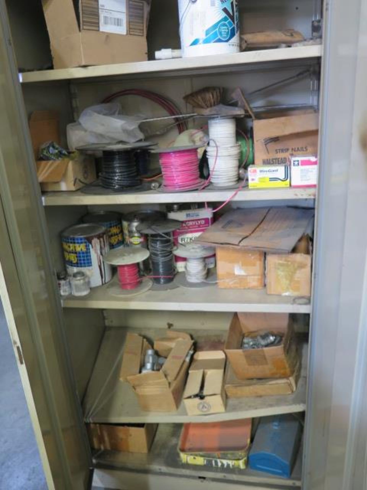 Storage Cabinet w/ Misc Electrical (SOLD AS-IS - NO WARRANTY) - Image 2 of 5