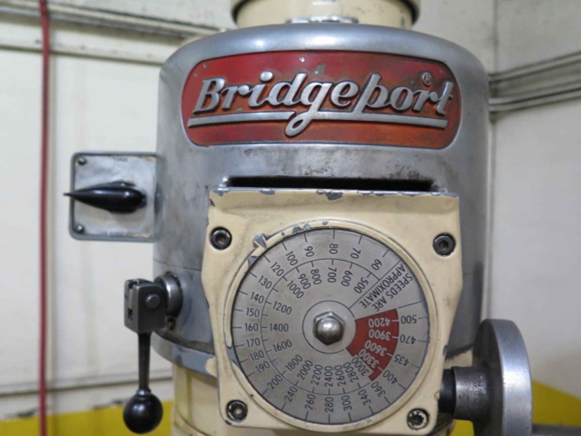 Bridgeport Vertical Mill s/n 126738 w/ Anilam Wizard 211 Prog DRO, 1.5Hp, 60-4200 Dial, SOLD AS IS - Image 9 of 9