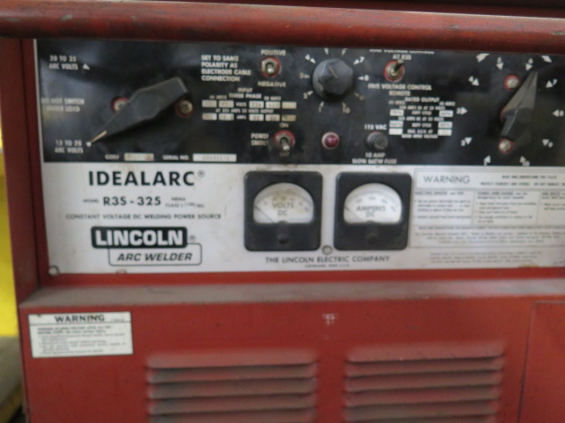 Lincoln Idealarc R3S-325 Arc Welding Power Source w/ Lincoln LN-7 Wire Feeder (SOLD AS-IS - NO - Image 6 of 8