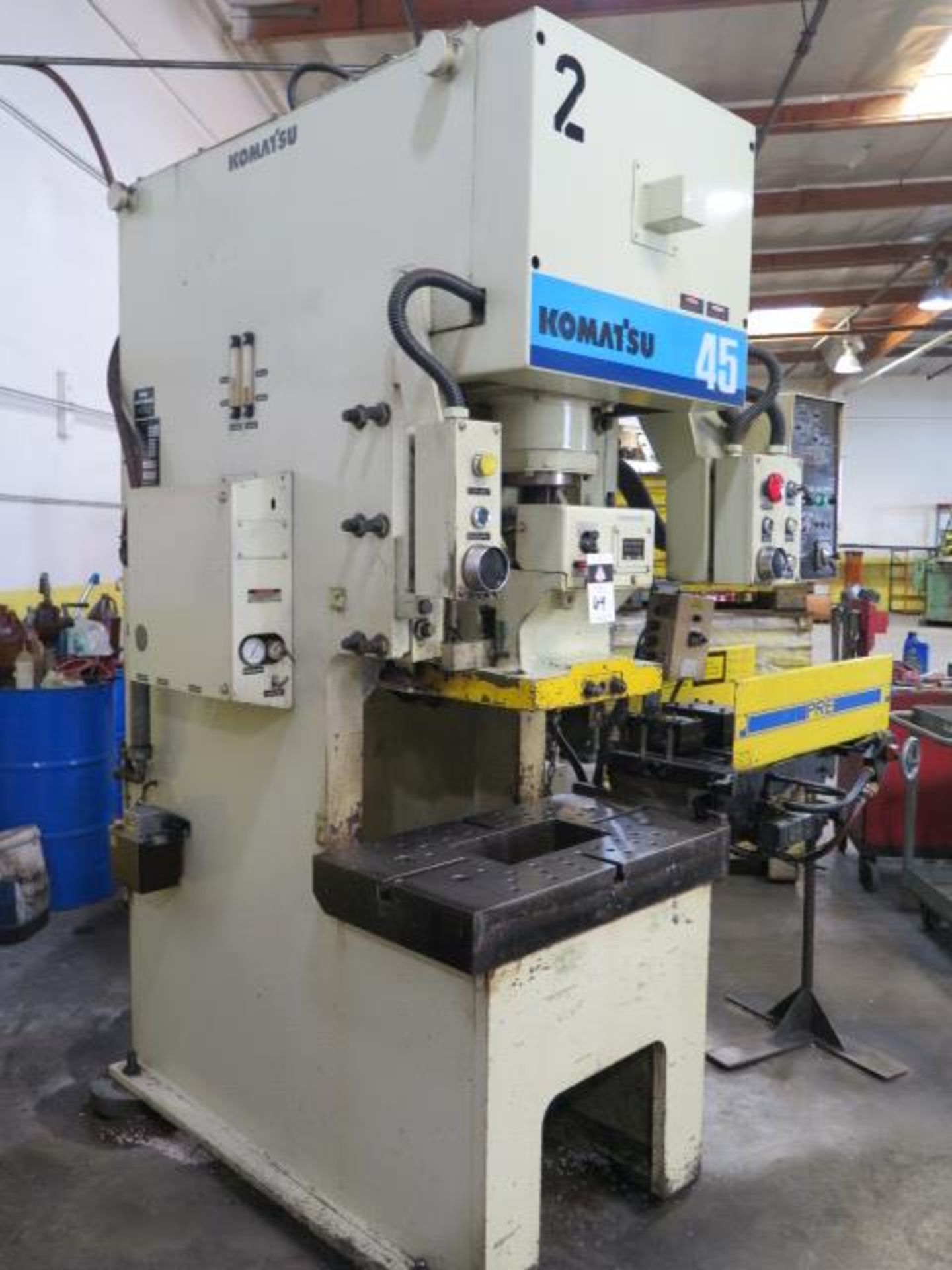 1993 Komatsu OBS 45-3 45 Ton Gap Frame Press s/n D0025 w / Controls, 50-100 Strokes/Min, SOLD AS IS - Image 3 of 27