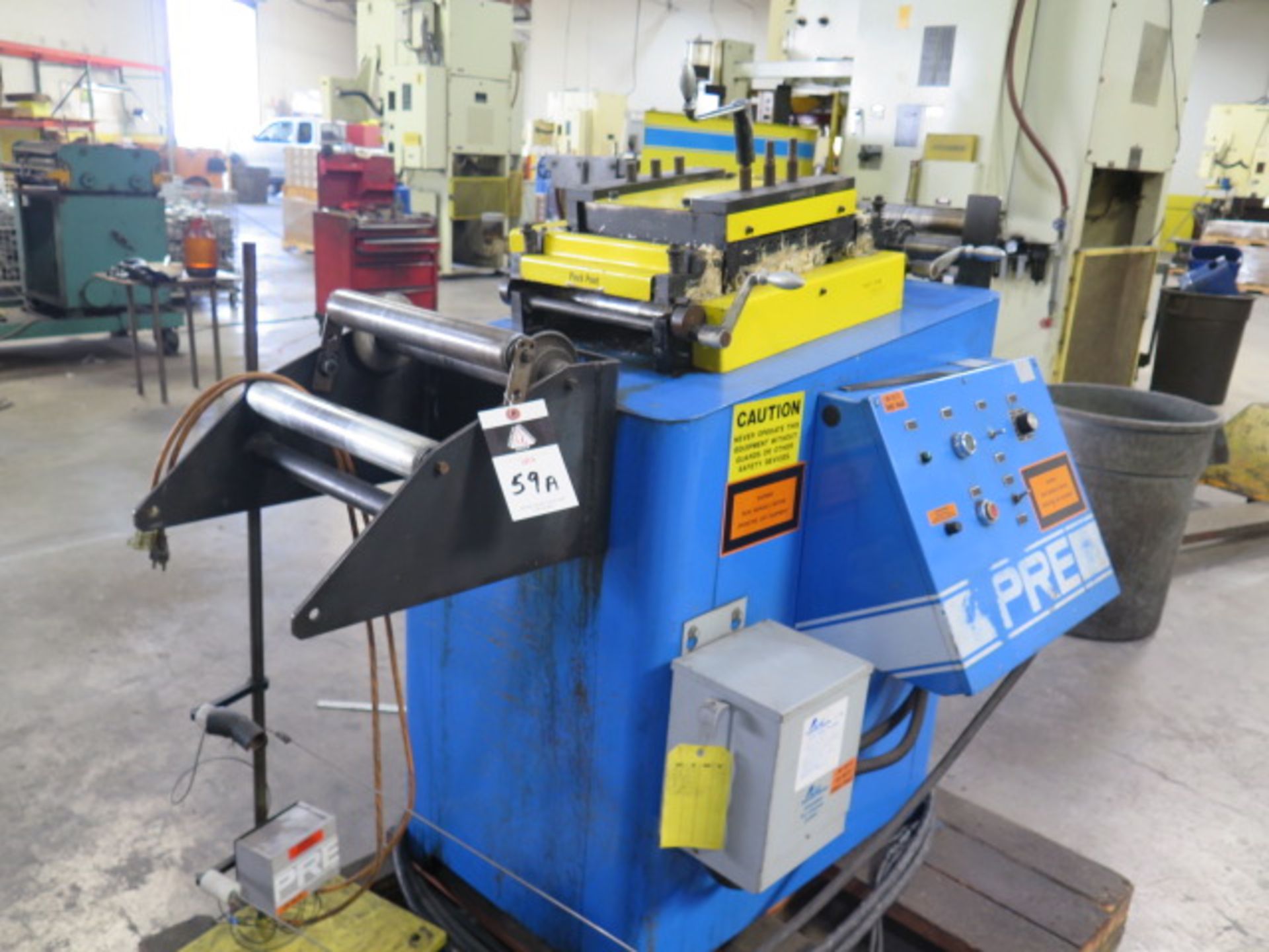 Press Room Equipment PR-HD-10-DG2-GC-480 10” Straightener/Feeder s/n0699-038 w/ Un-Coiler,SOLD AS IS - Image 3 of 11