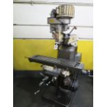 Tree 2UVR Vertical Mill s/n 7369 w/ 60-3300 RPM, Colleted Spindle, PF, 10 ½” x 42” Table, SOLD AS IS