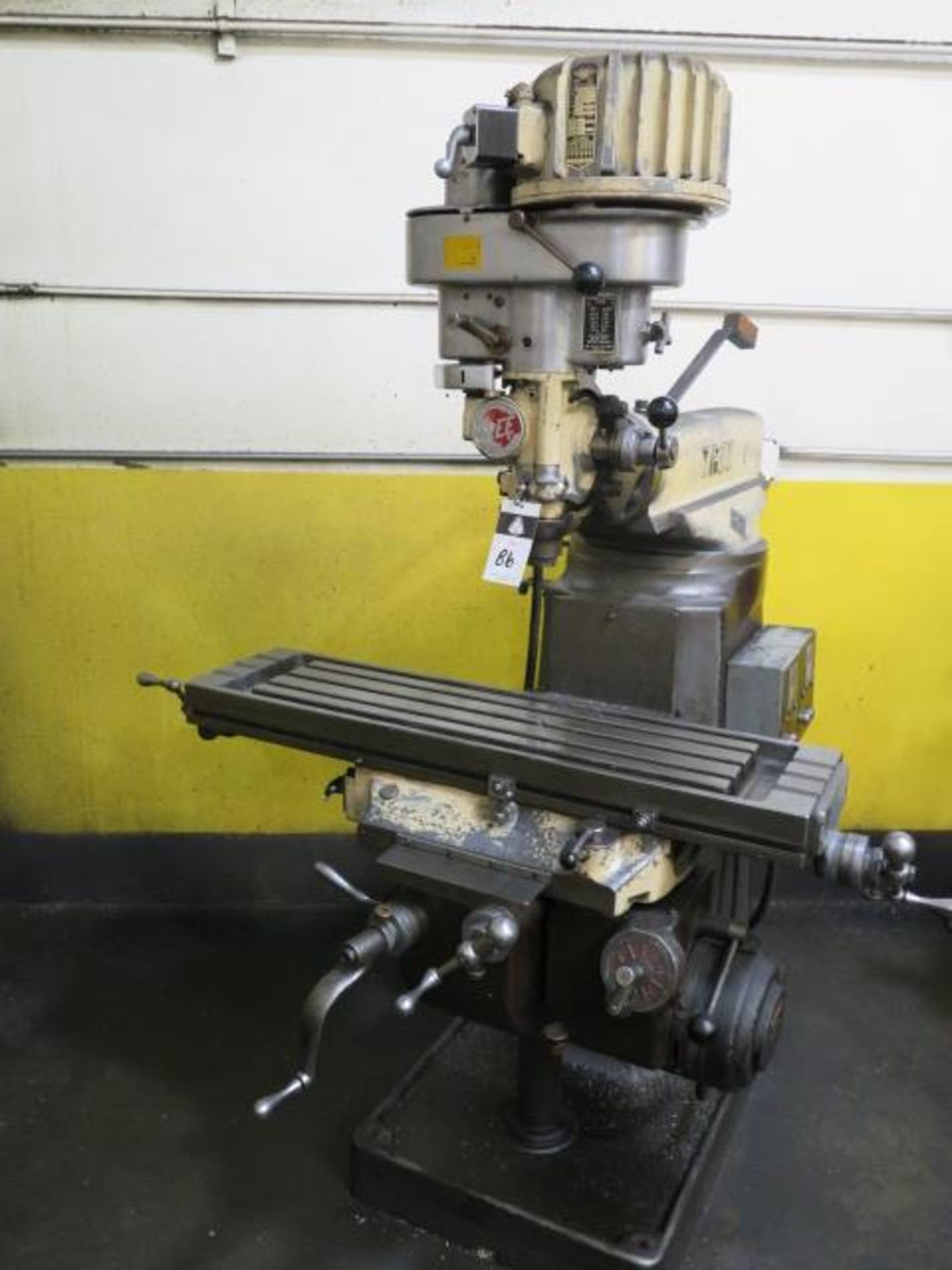 Tree 2UVR Vertical Mill s/n 7369 w/ 60-3300 RPM, Colleted Spindle, PF, 10 ½” x 42” Table, SOLD AS IS