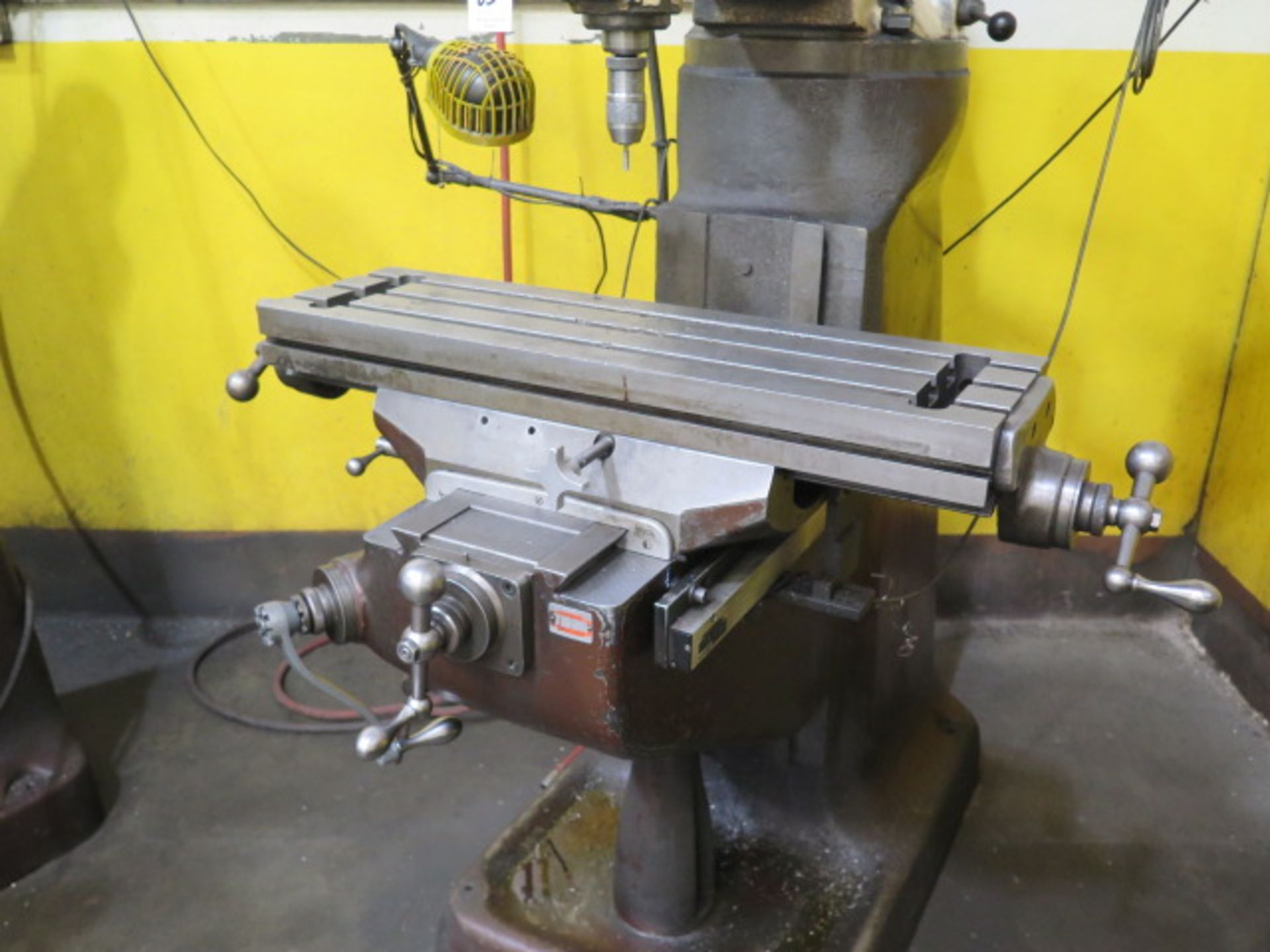 Bridgeport Vertical Mill s/n 126738 w/ Anilam Wizard 211 Prog DRO, 1.5Hp, 60-4200 Dial, SOLD AS IS - Image 3 of 9