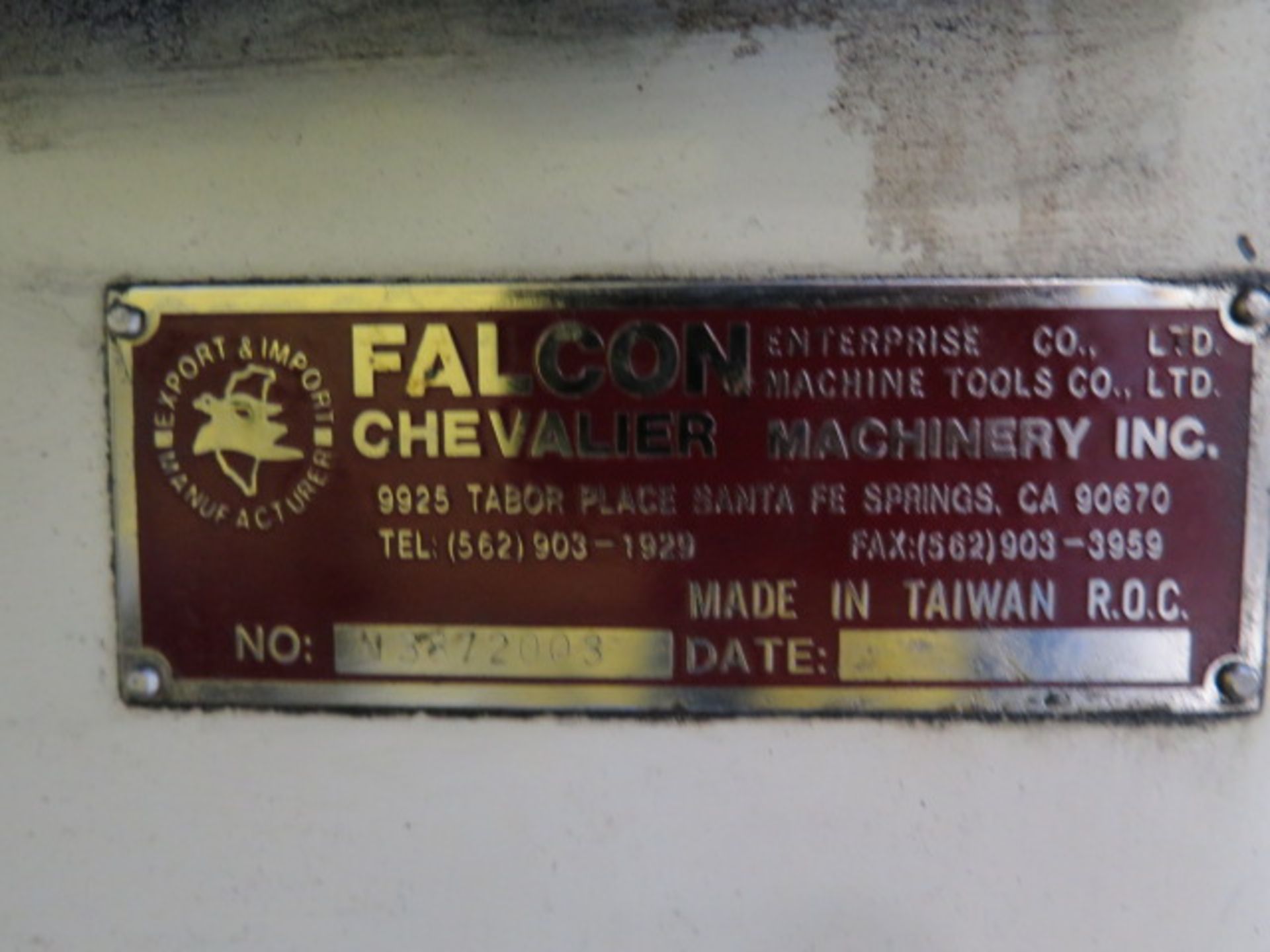 Falcon Chevalier FSG-3A 1020 10” x 20” Automatic Hydraulic Surface Grinder s/n N3872003, SOLD AS IS - Image 15 of 15