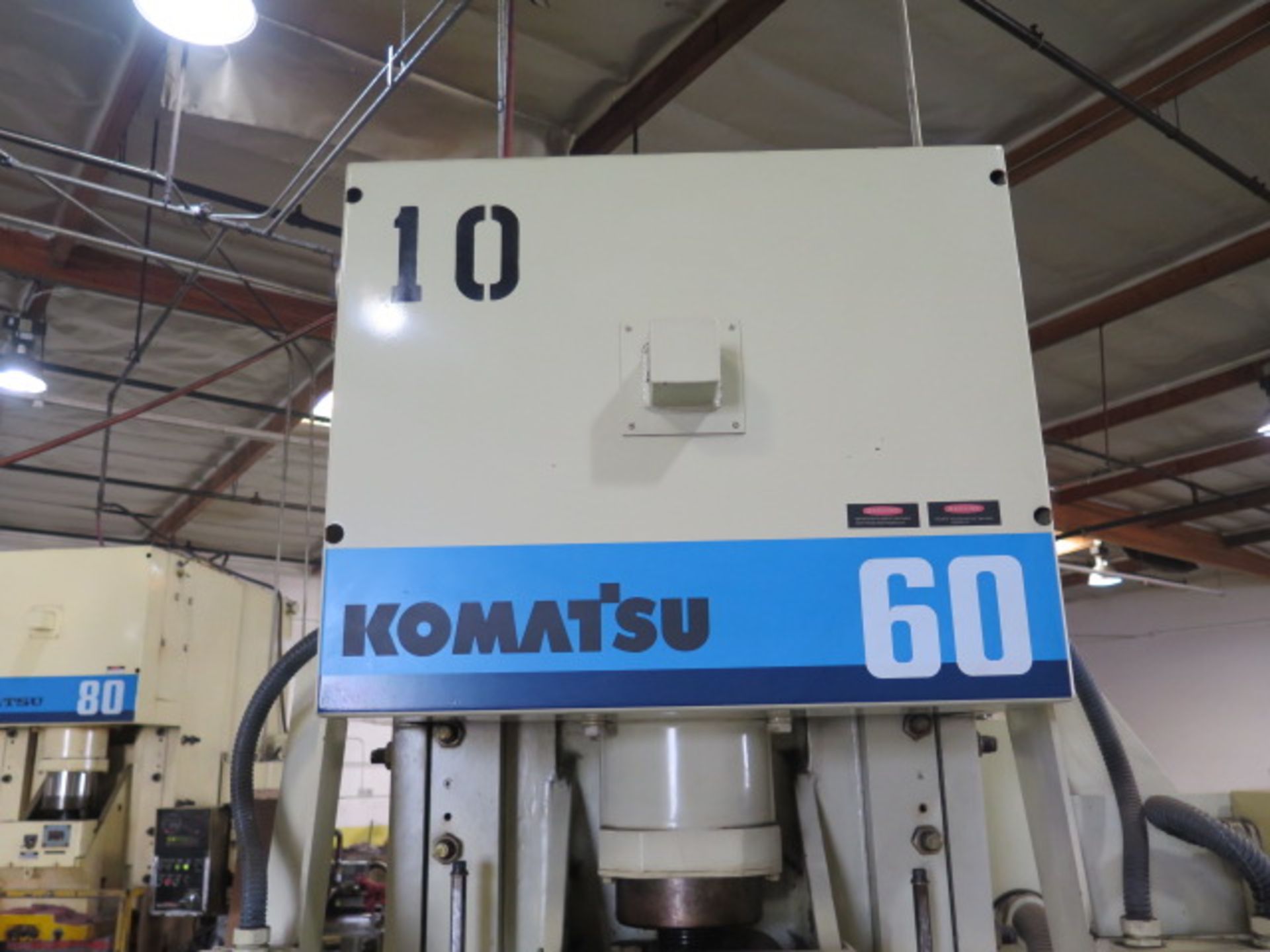 1995 Komatsu OBS 60H-VS-# 60 Ton Gap Frame Press s/n D0040 w/Komatsu Controls, 75-150 SPM,SOLD AS IS - Image 4 of 18