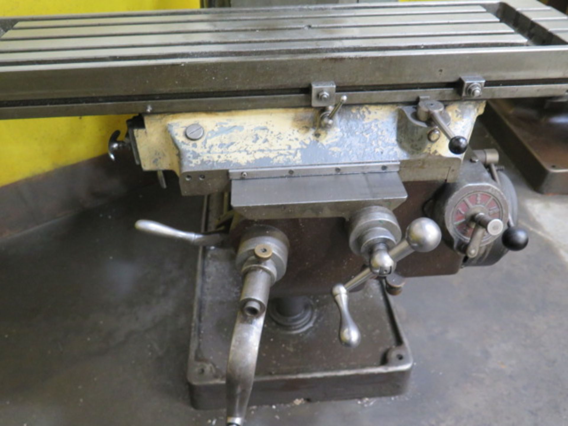 Tree 2UVR Vertical Mill s/n 7369 w/ 60-3300 RPM, Colleted Spindle, PF, 10 ½” x 42” Table, SOLD AS IS - Image 6 of 7