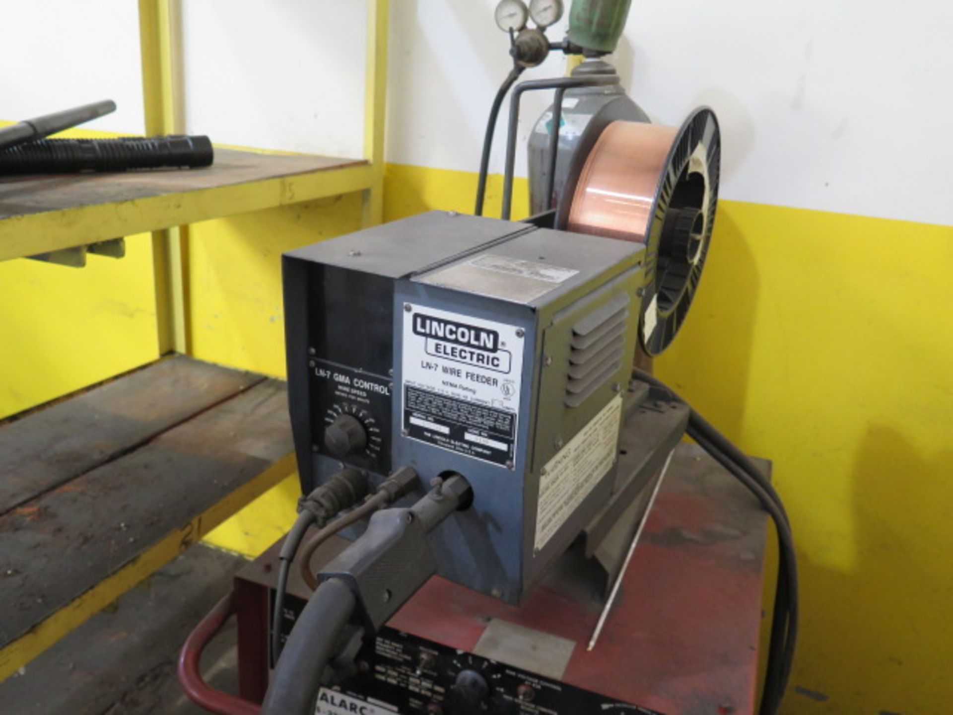 Lincoln Idealarc R3S-325 Arc Welding Power Source w/ Lincoln LN-7 Wire Feeder (SOLD AS-IS - NO - Image 3 of 8