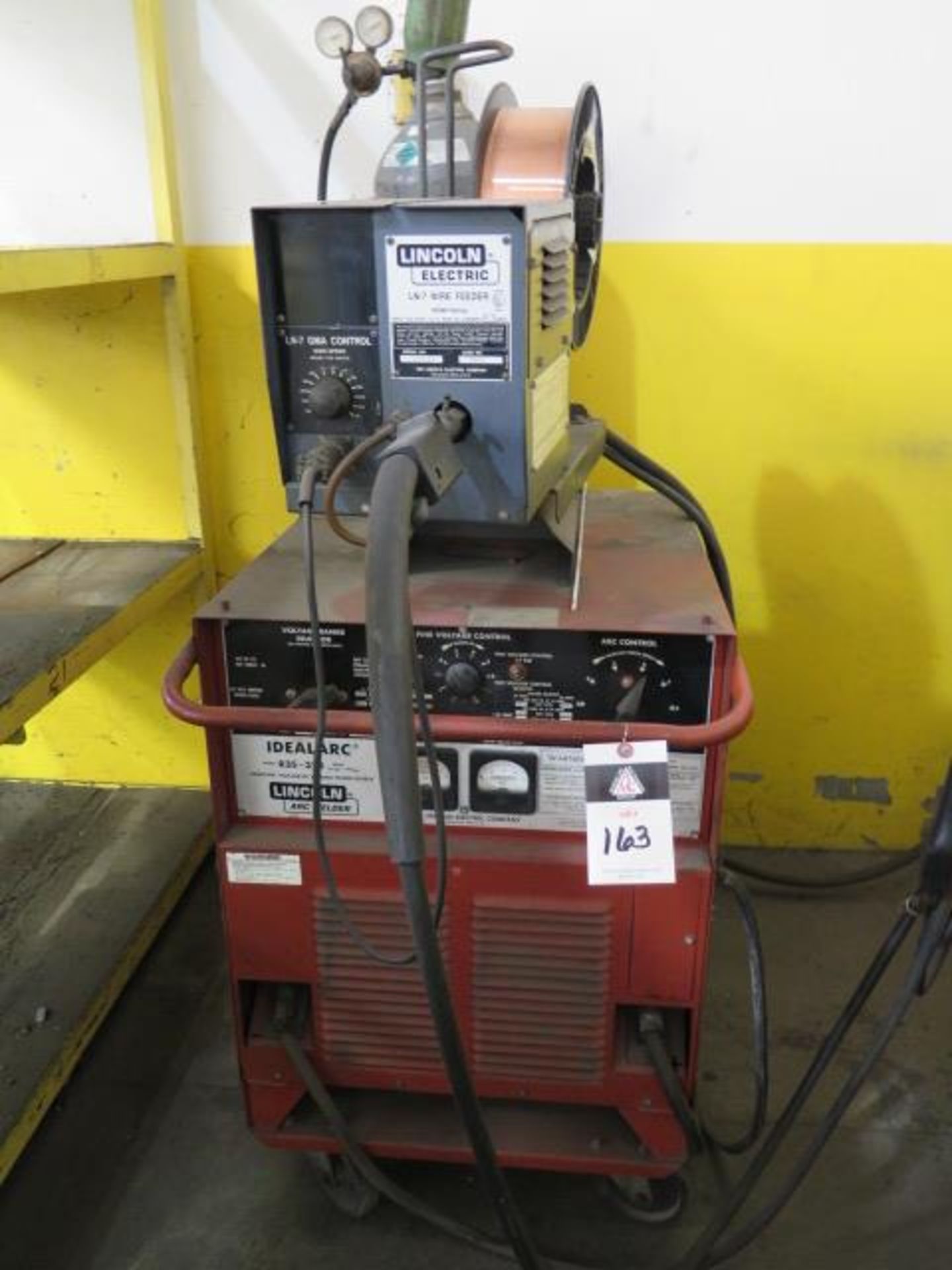 Lincoln Idealarc R3S-325 Arc Welding Power Source w/ Lincoln LN-7 Wire Feeder (SOLD AS-IS - NO