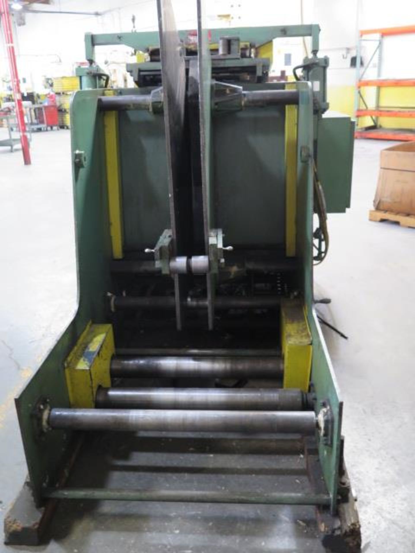 Rowe C6-20/4J Coil Cradle 20” Straightener-Feeder s/n 27995 w/ 4000 Max Weight, 20” Width,SOLD AS IS - Image 4 of 11