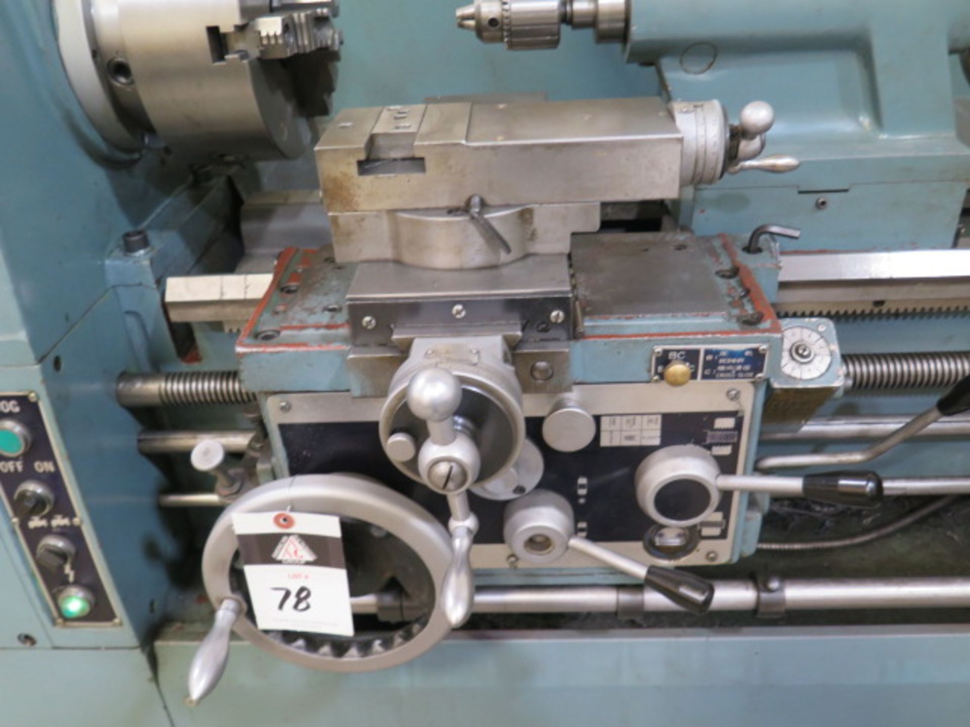 1994 Kingston HJ-1100 17” x 46” Gear Head Gap Bed Lathe w/ 35-2000 RPM, Inch/mm Threading, - Image 11 of 14