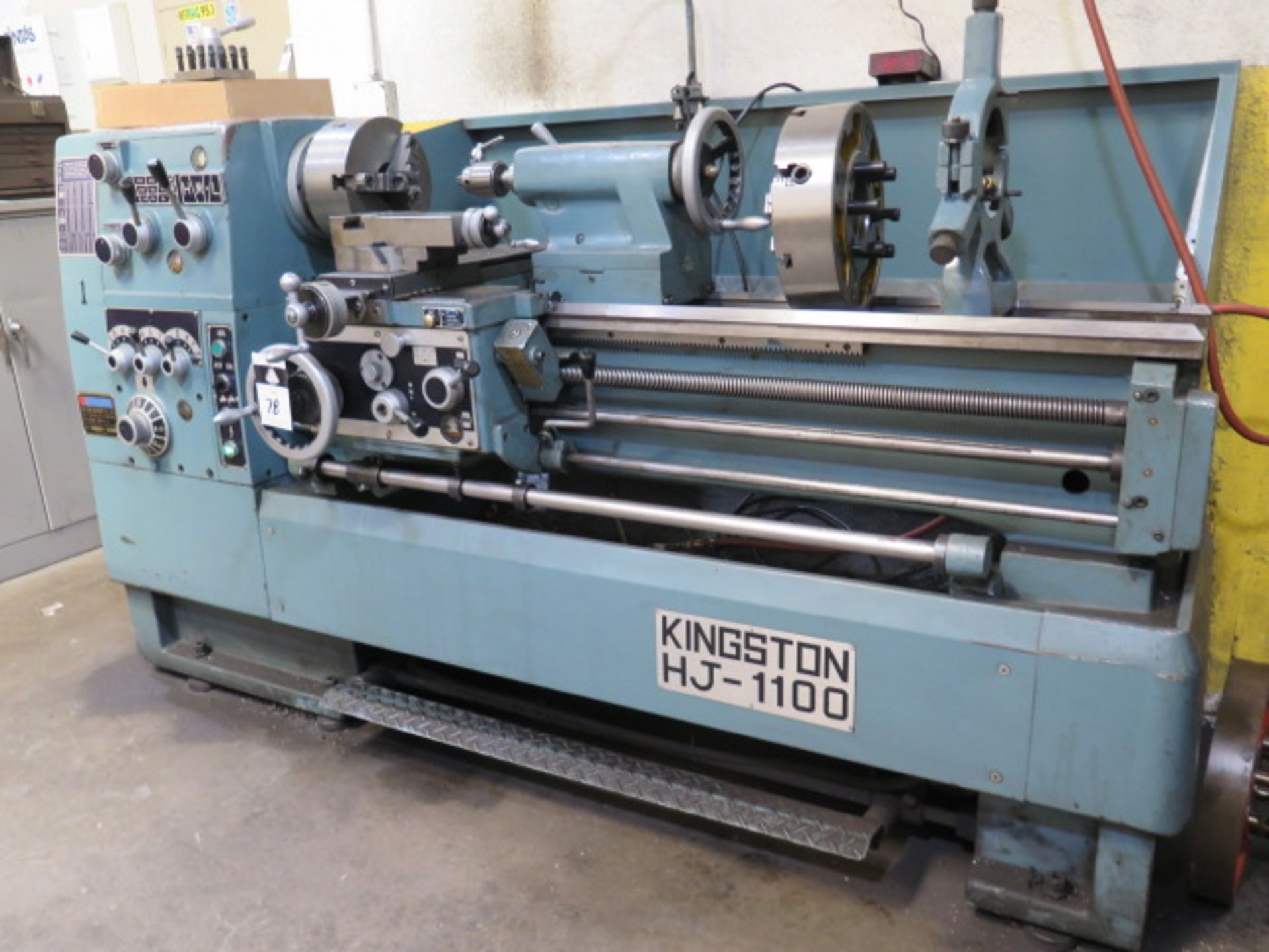 1994 Kingston HJ-1100 17” x 46” Gear Head Gap Bed Lathe w/ 35-2000 RPM, Inch/mm Threading, - Image 2 of 14