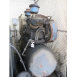 25 Hp Horizontal Air Compressor w/ 2-Stage Pump, 200 Gallon Tank (SOLD AS-IS - NO WARRANTY)