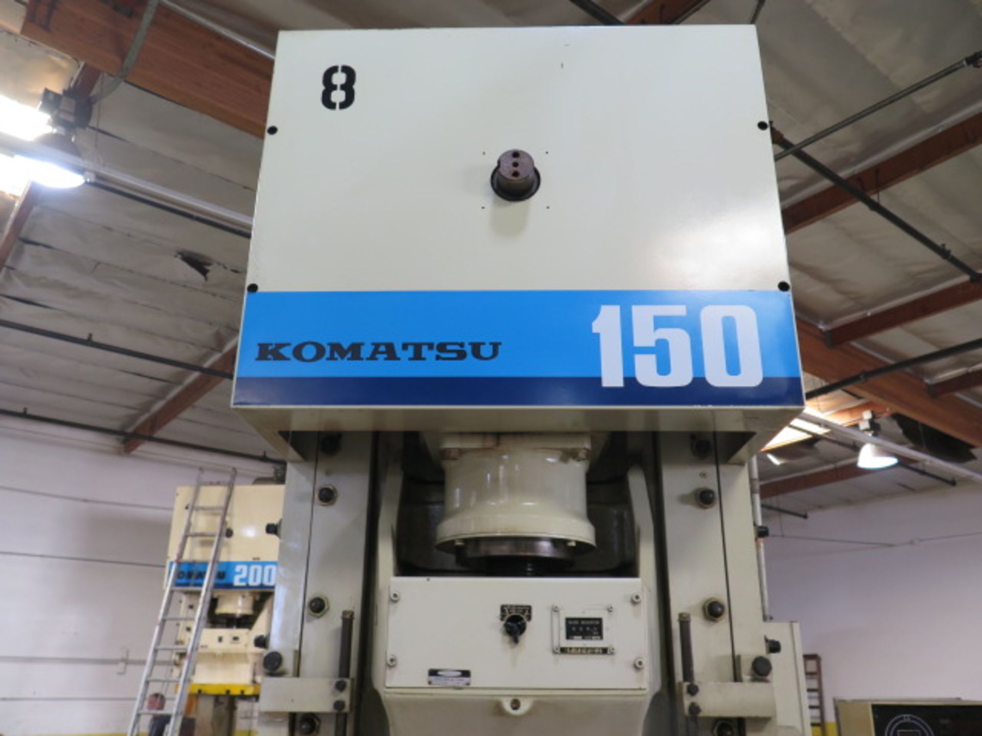 Komatsu OBS 150-3 150 Ton Gap Frame Press s/n 11140 w/ Controls, 27-55 SPM, 7.89” Stroke, SOLD AS IS - Image 4 of 23