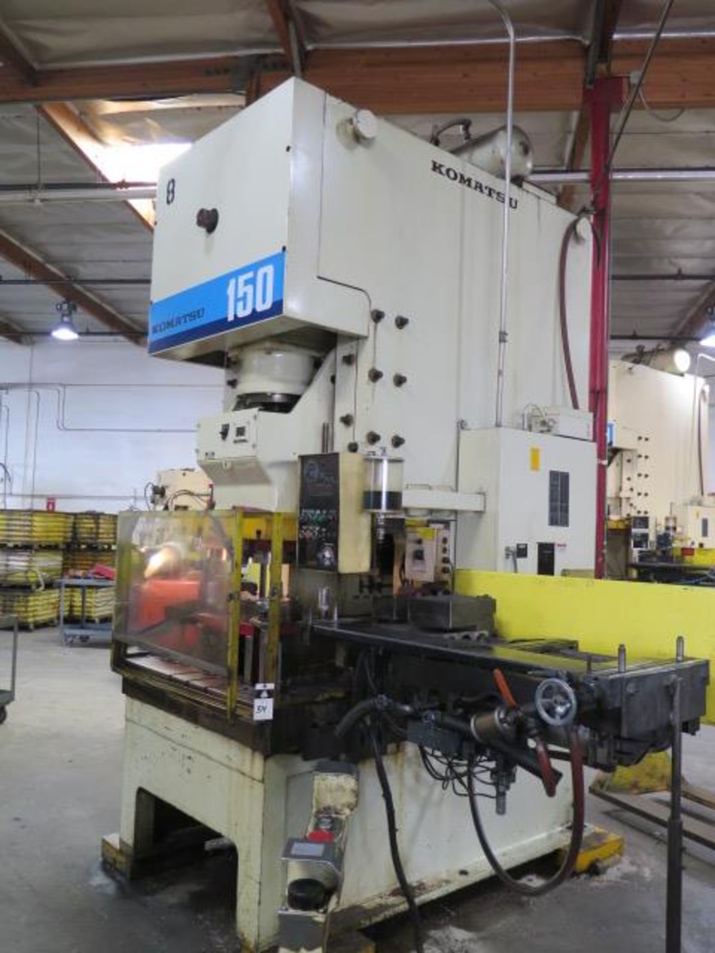 Komatsu OBS 150-3 150 Ton Gap Frame Press s/n 11140 w/ Controls, 27-55 SPM, 7.89” Stroke, SOLD AS IS - Image 3 of 23