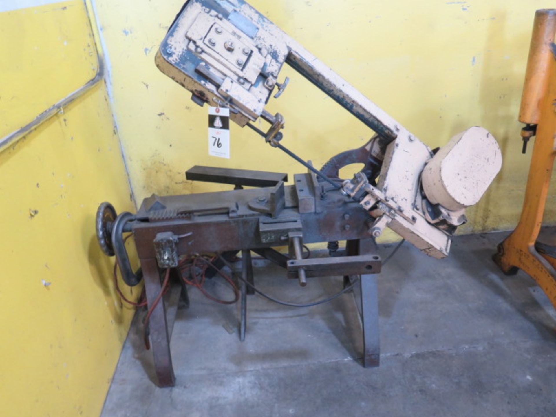 Wells mdl. 58B Horizontal Band Saw s/n 1221 w/ Manual Clamping, Work Stop (SOLD AS-IS - NO