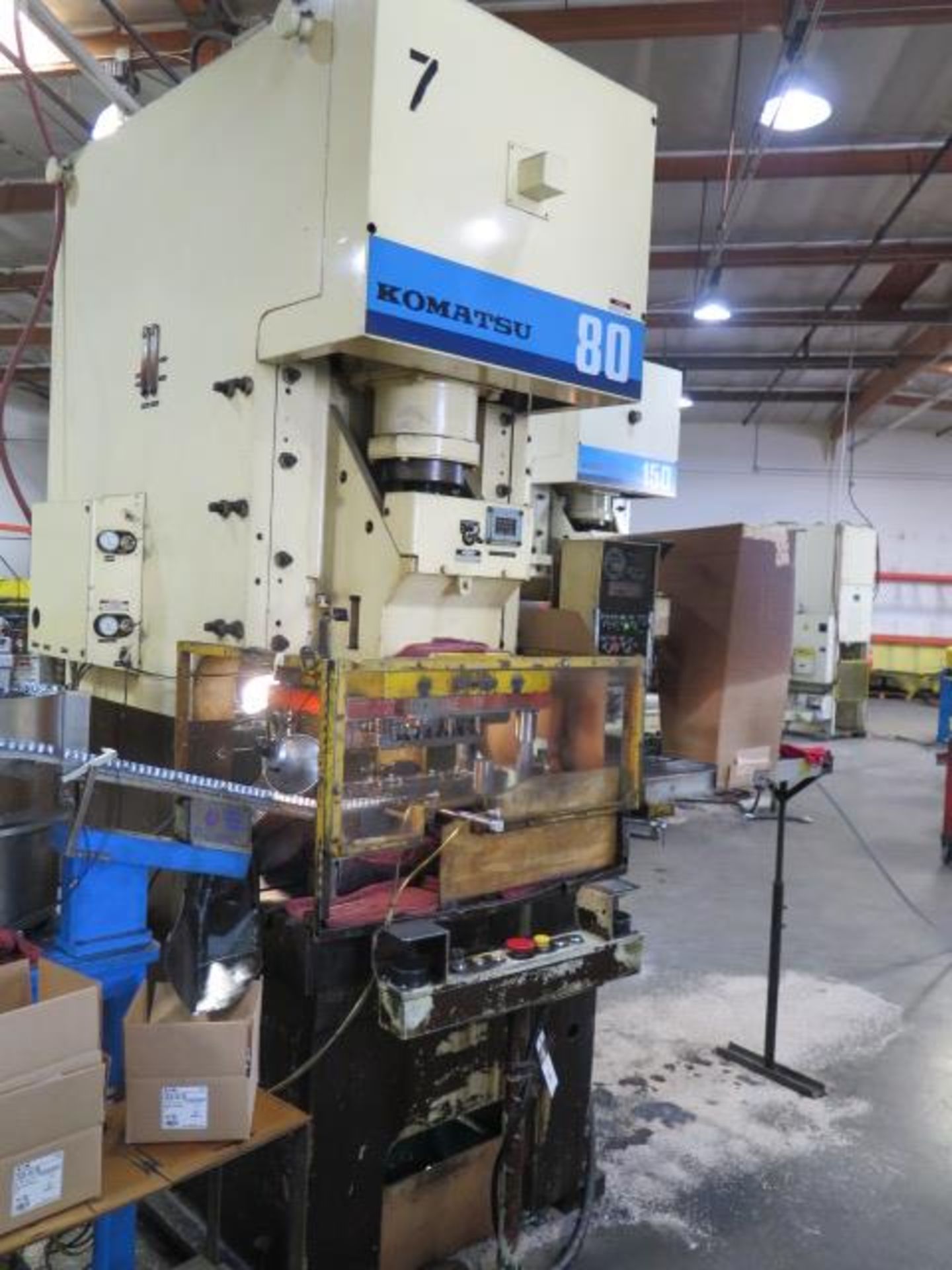 Komatsu OBS 80-3 80 Ton Gap Frame Press s/n 12024 w/ Controls, 37-75 SPM, 5.12” Stroke, SOLD AS IS - Image 3 of 20