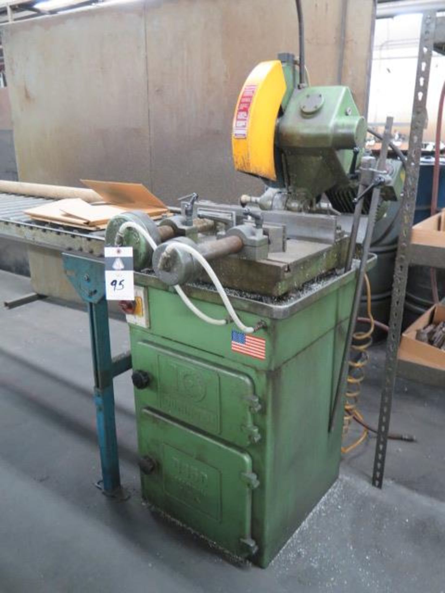 Doringer D-350 12” Miter Cold Saw s/n 21904 w/ Pneumatic Clamping, Work Stop, Coolant SOLD AS IS