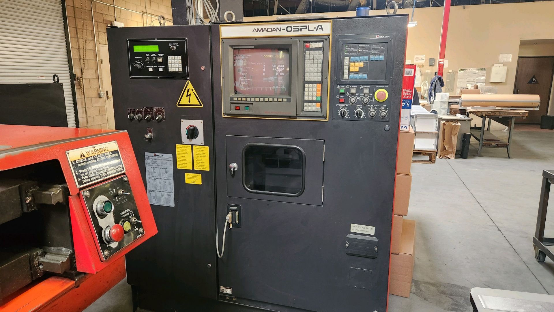 1994 Amada APPELIO II 357 CNC Laser /Turret Punch w/04P-C Controls, Loc: Palm Springs CA, SOLD AS IS - Image 4 of 16