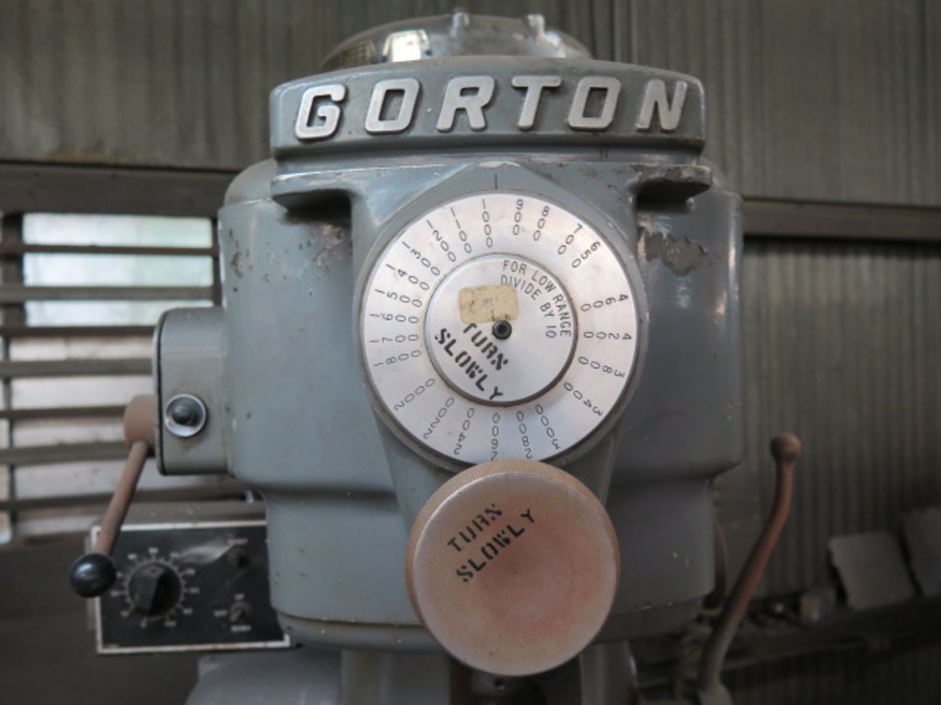 Gorton mdl. 1-22 “Mastermill” Vertical Mill w/ 80-5600 RPM, 40-Taper Spindle, SOLD AS IS - Image 9 of 9