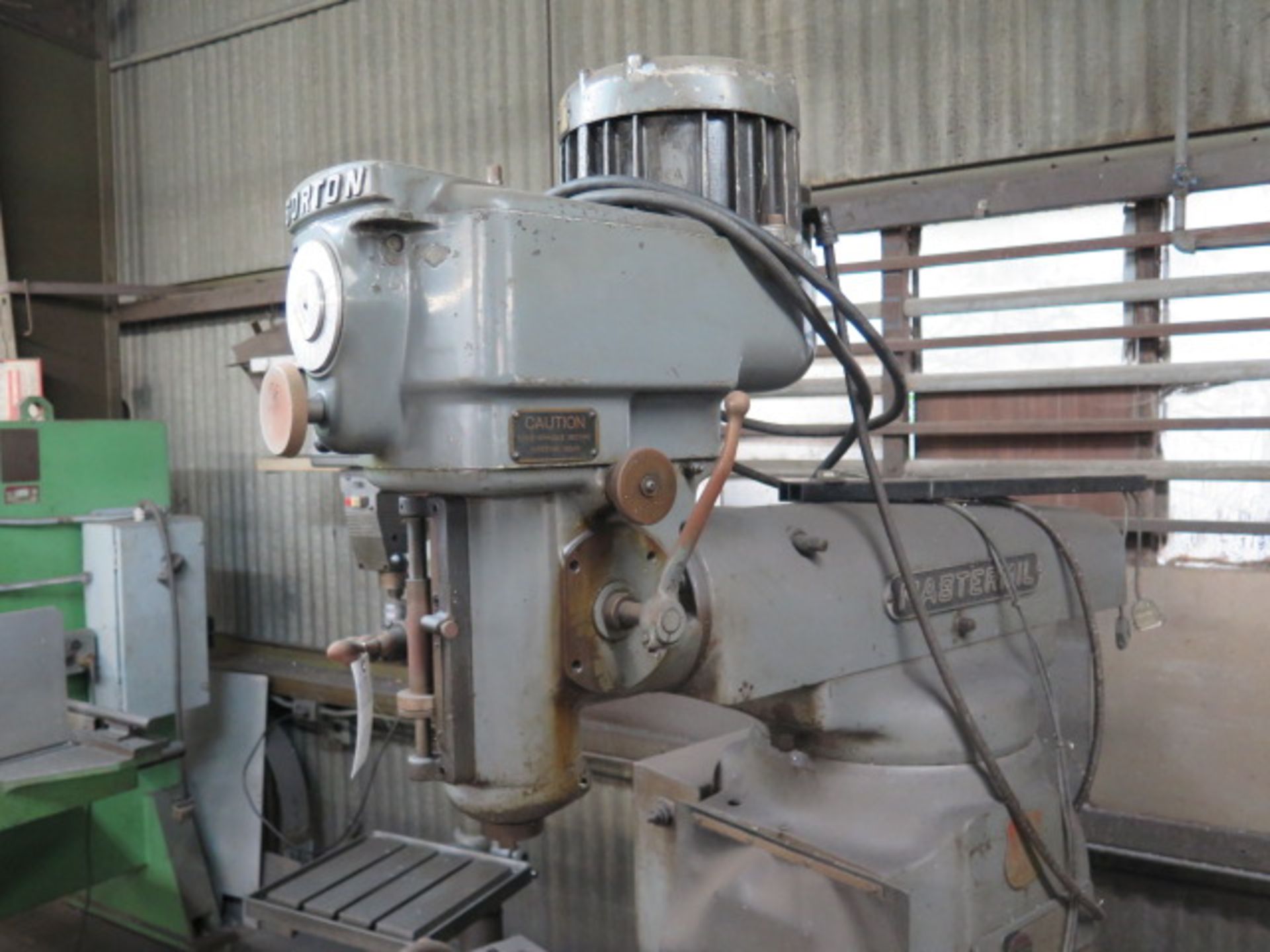 Gorton mdl. 1-22 “Mastermill” Vertical Mill w/ 80-5600 RPM, 40-Taper Spindle, SOLD AS IS - Image 4 of 9