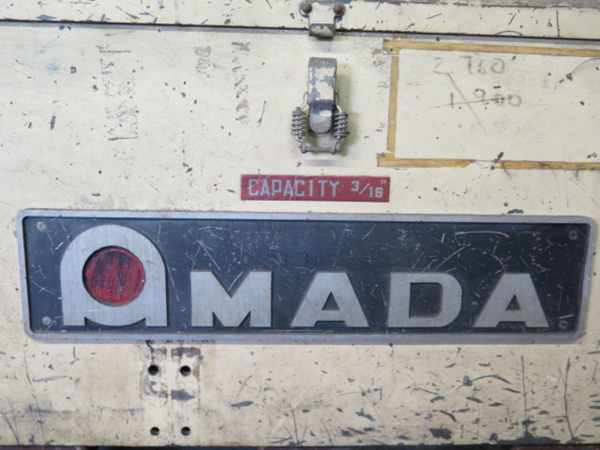 Amada M-2045 3/16” x 78” Power Shear s/n 2401361 (PARTS MACHINE) w/ Amada Controls SOLD AS IS - Image 8 of 8