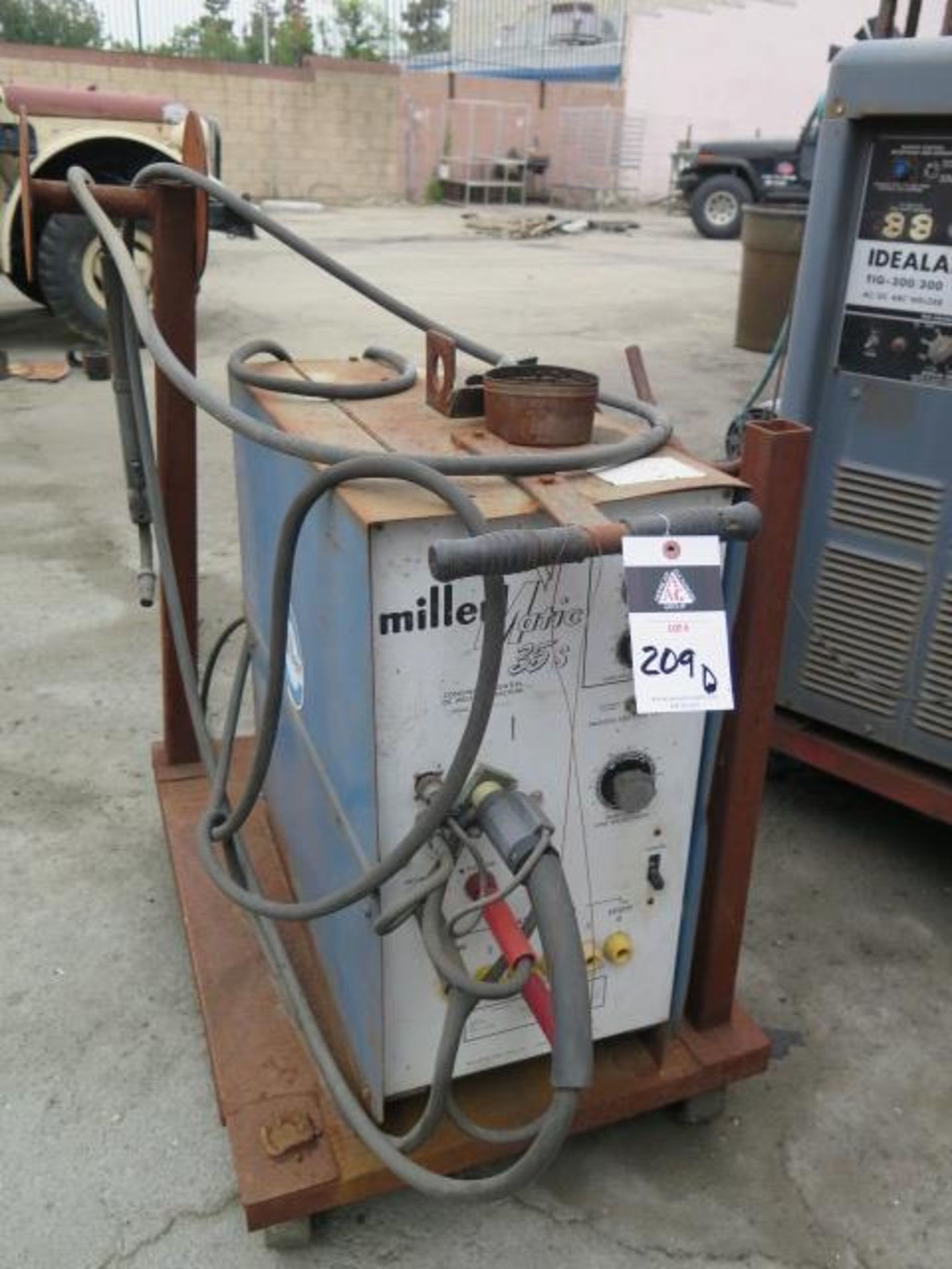 Miller Millermatic 35S CP-DC Arc Welding Power Source w/ Cart (SOLD AS-IS - NO WARRANTY) - Image 2 of 6