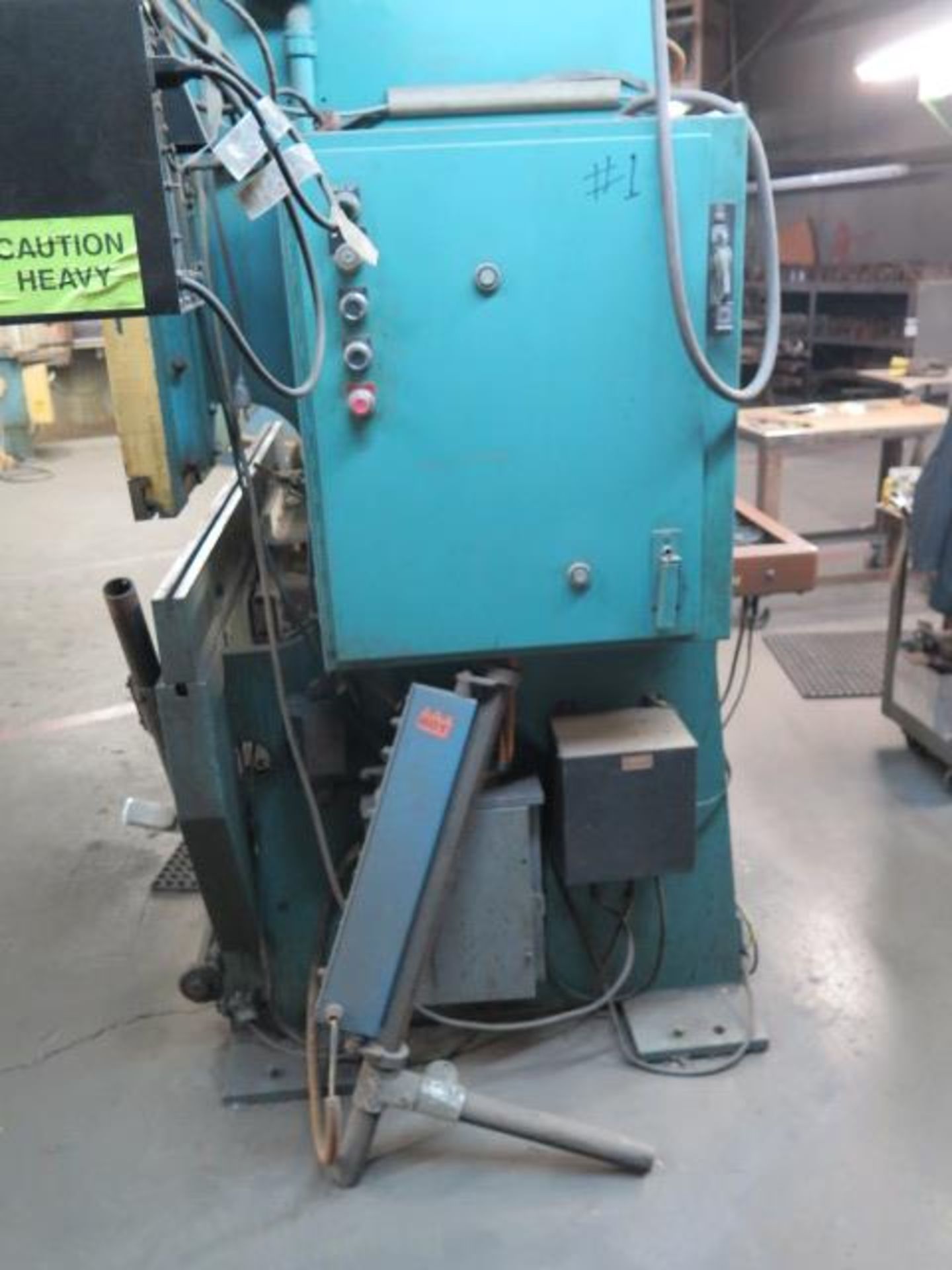 Wysong mdl. 55-4 55 Ton x 6’ CNC Press Brake w/ Dynabend 1 Controls and Back Gaging, SOLD AS IS - Image 13 of 17