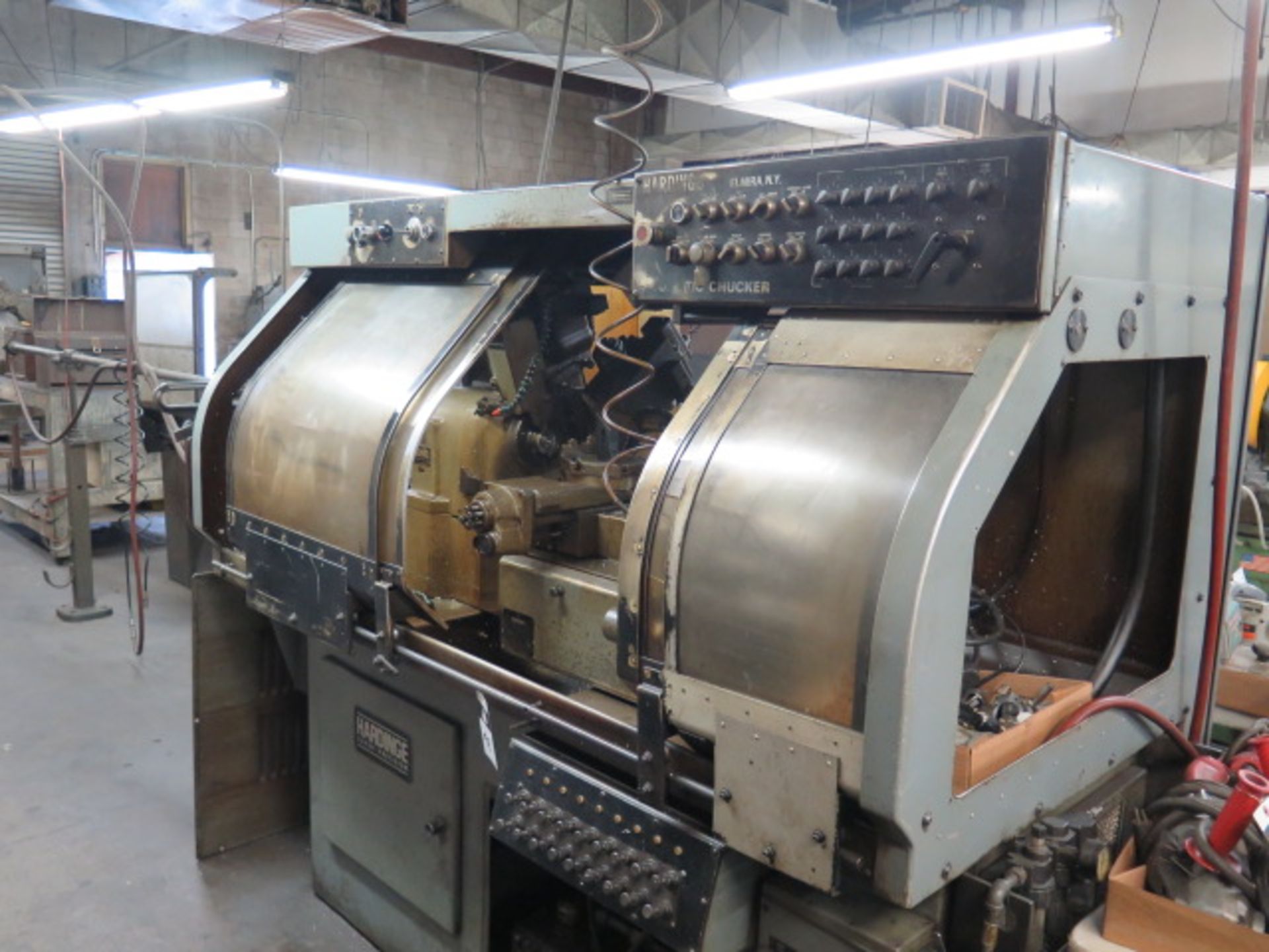 Hardinge AHC Automatic Hand Chucker w/ Hardinge Controls, 8-Station Turret, Auto Cycles, SOLD AS IS - Image 3 of 14