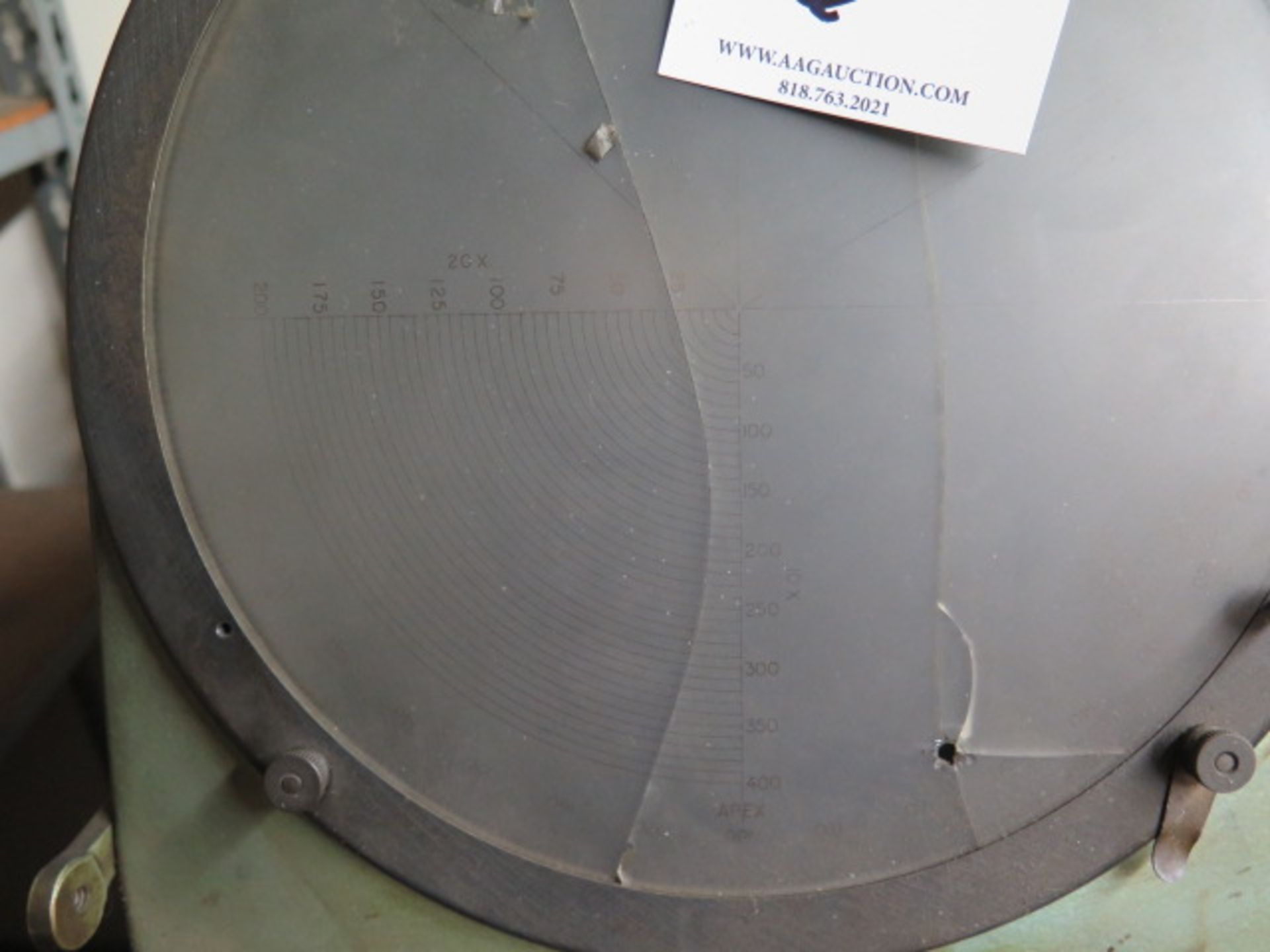 Pacific Gage mdl. 100 9" Optical Comparator (BROKEN LENS) (SOLD AS-IS - NO WARRANTY) - Image 4 of 7