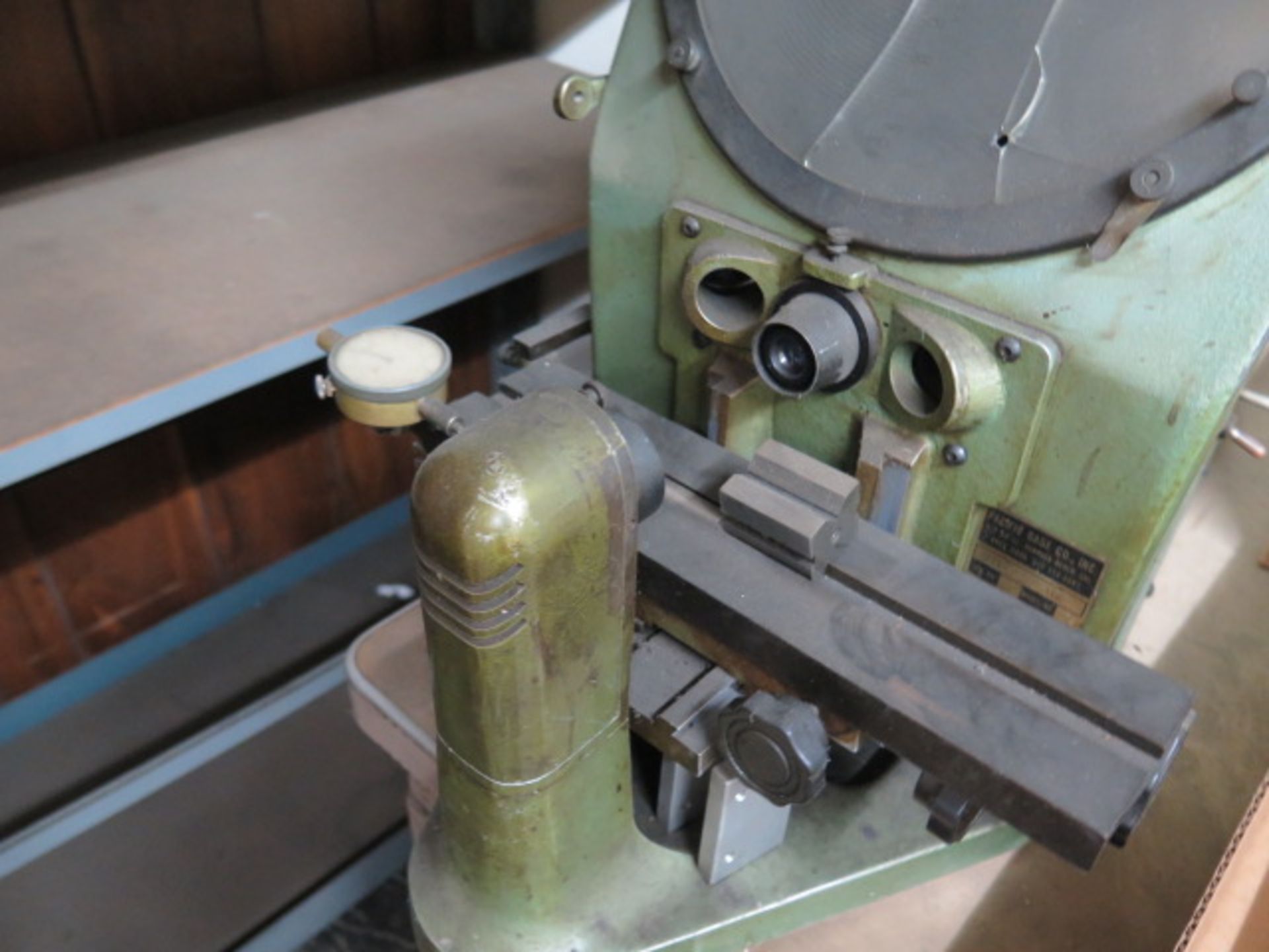 Pacific Gage mdl. 100 9" Optical Comparator (BROKEN LENS) (SOLD AS-IS - NO WARRANTY) - Image 3 of 7