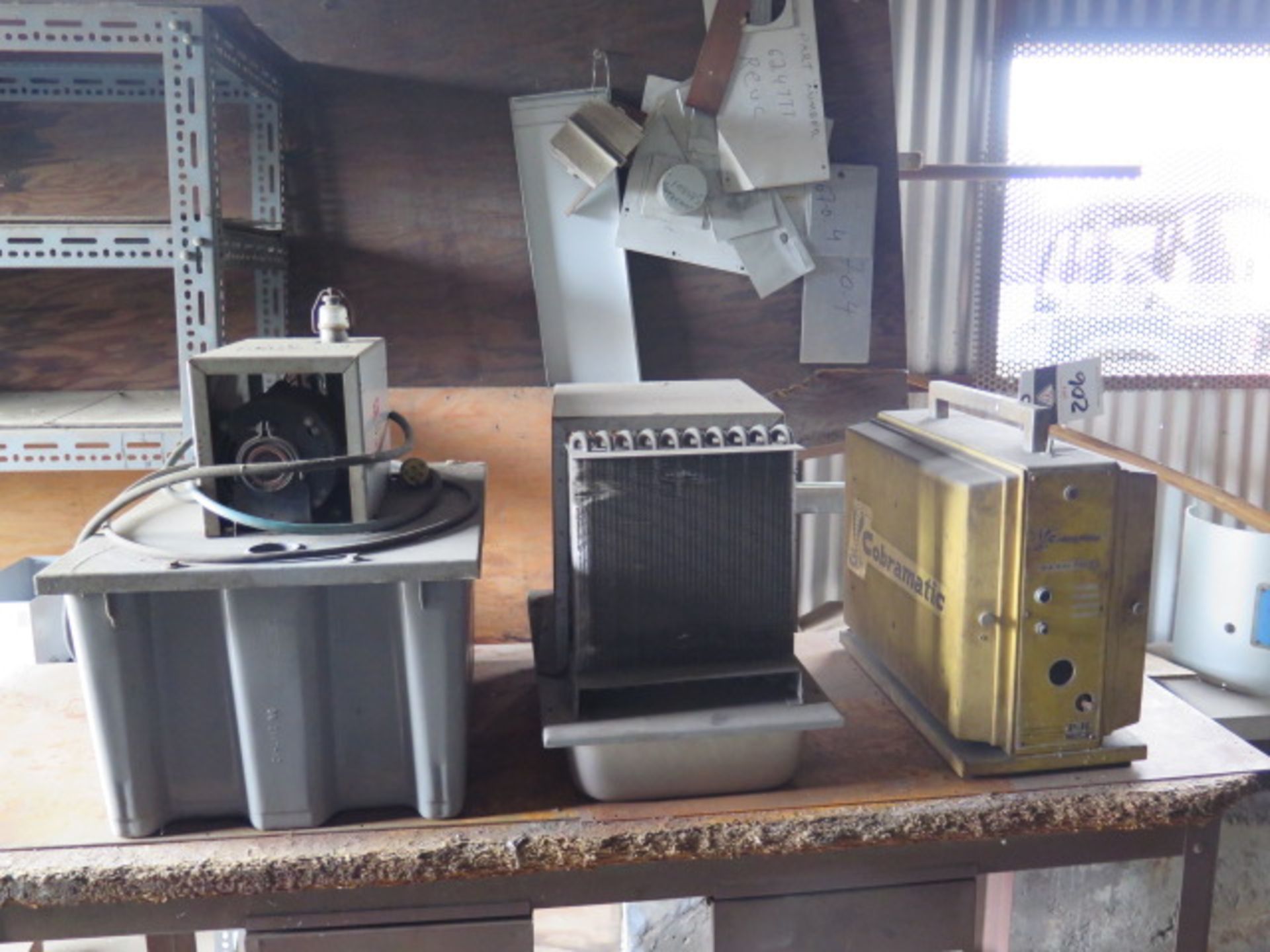 Cobramatic Feed Unit and (2) Cooling Units (NEEDS WORK) (SOLD AS-IS - NO WARRANTY)