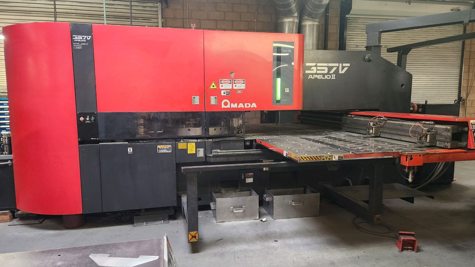 1994 Amada APPELIO II 357 CNC Laser /Turret Punch w/04P-C Controls, Loc: Palm Springs CA, SOLD AS IS - Image 5 of 16