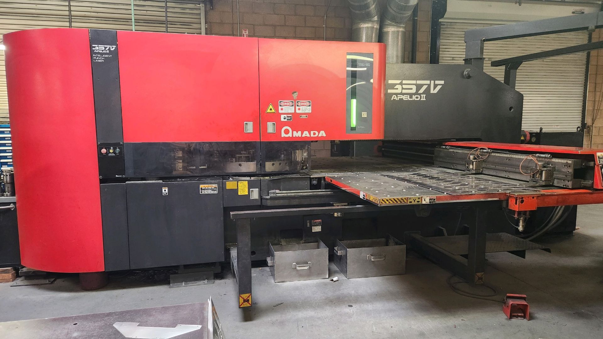 1994 Amada APPELIO II 357 CNC Laser and Turret Punch Press w/ Amadan ...