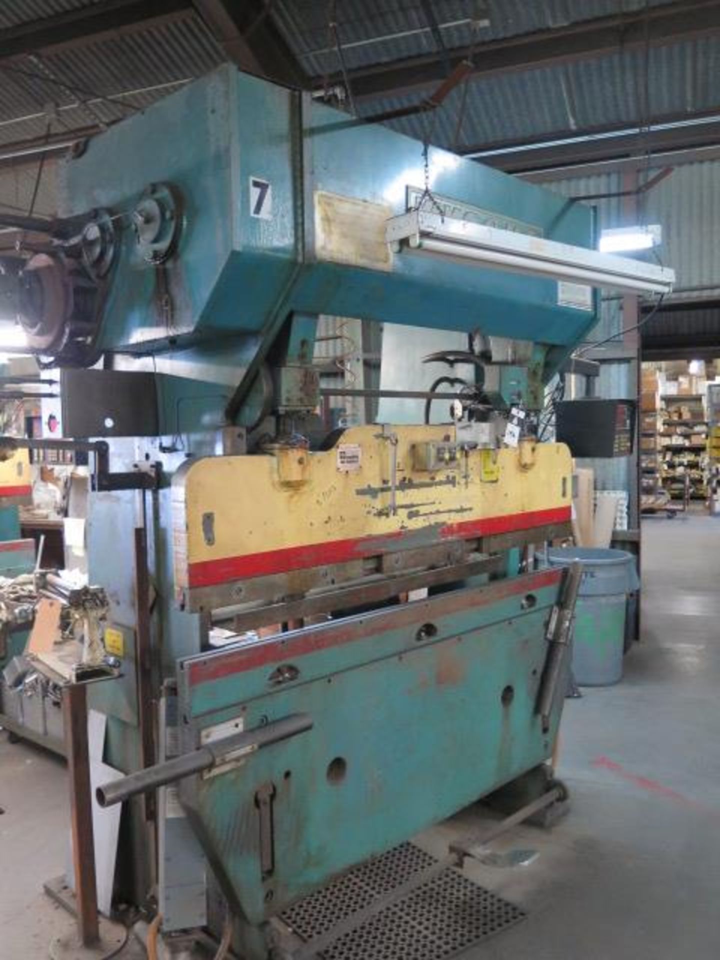 Wysong mdl. 55-4 55 Ton x 6’ CNC Press Brake w/ Dynabend 1 Controls and Back Gaging, SOLD AS IS - Image 2 of 17