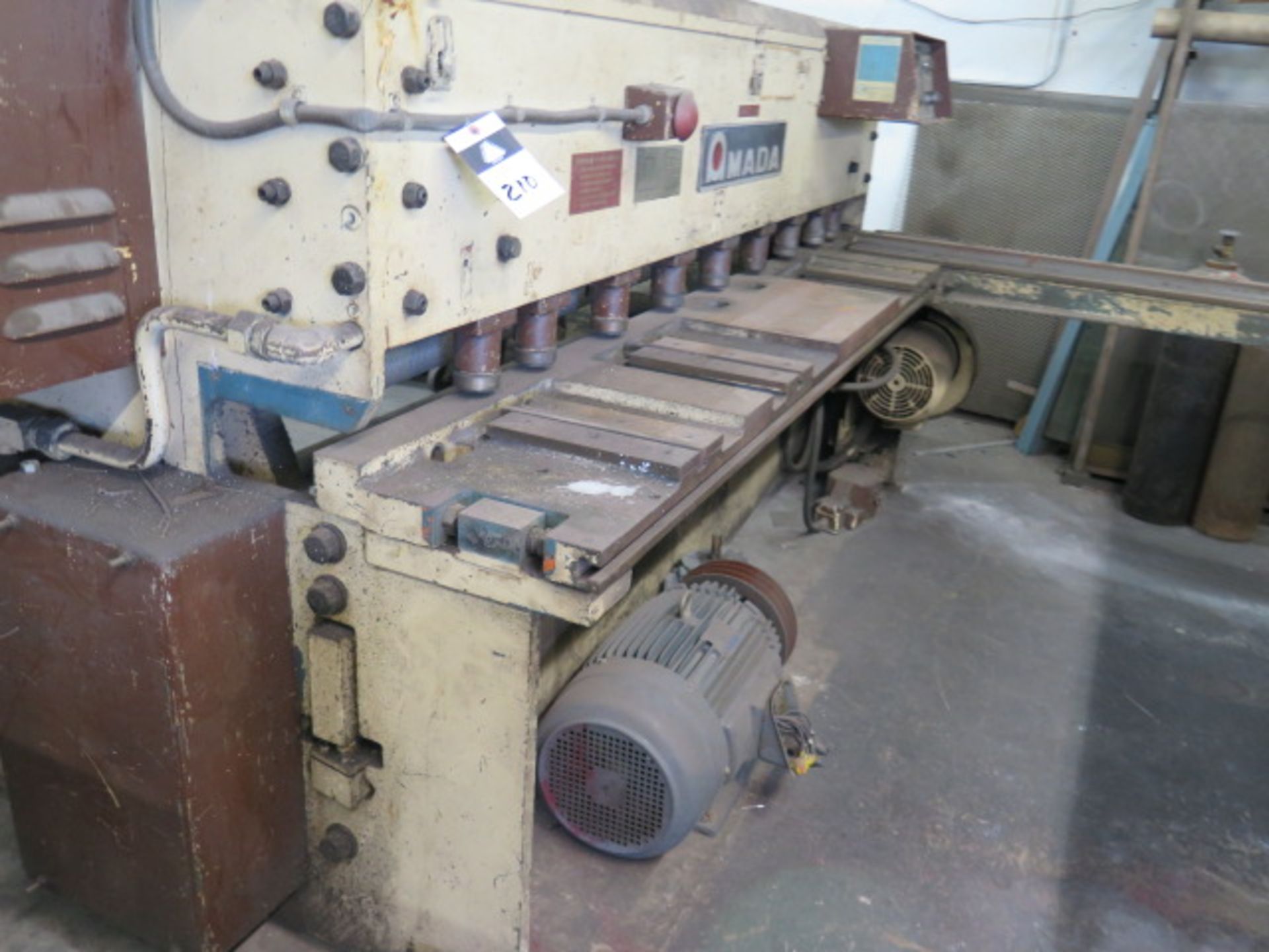 Amada M-2045 3/16” x 78” Power Shear s/n 2401361 (PARTS MACHINE) w/ Amada Controls SOLD AS IS - Image 3 of 8