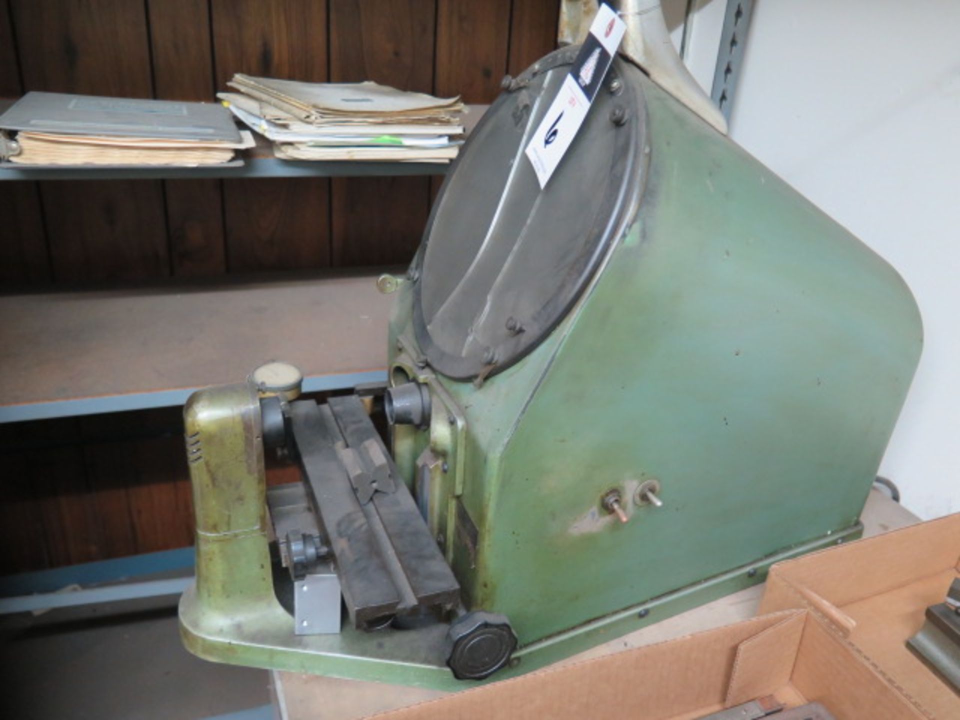 Pacific Gage mdl. 100 9" Optical Comparator (BROKEN LENS) (SOLD AS-IS - NO WARRANTY) - Image 2 of 7