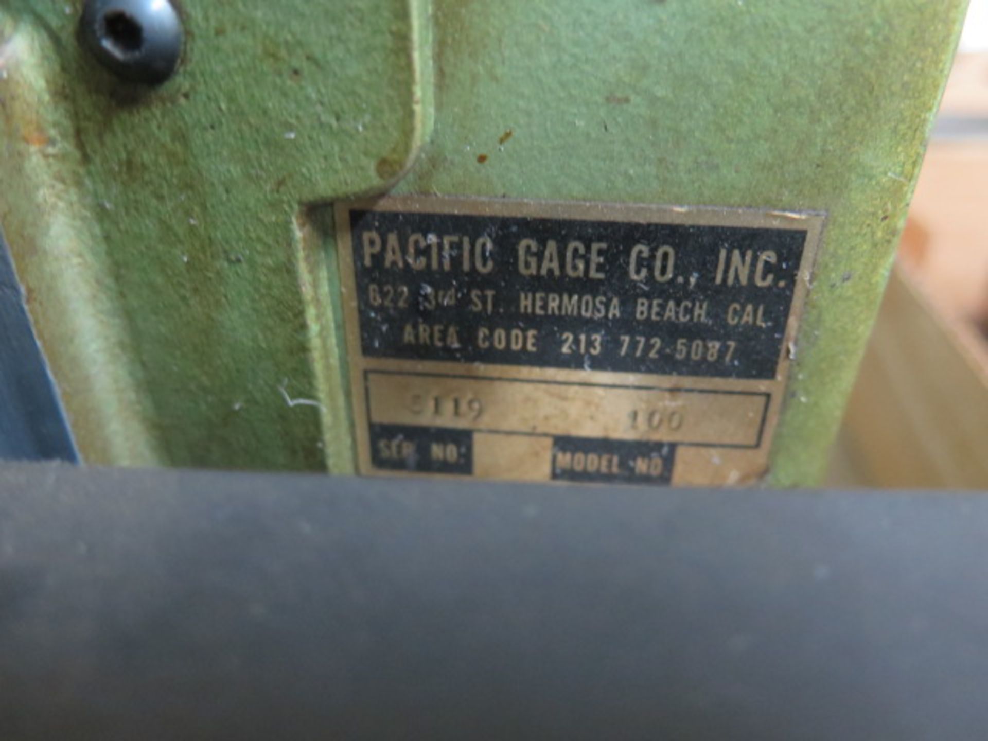 Pacific Gage mdl. 100 9" Optical Comparator (BROKEN LENS) (SOLD AS-IS - NO WARRANTY) - Image 7 of 7