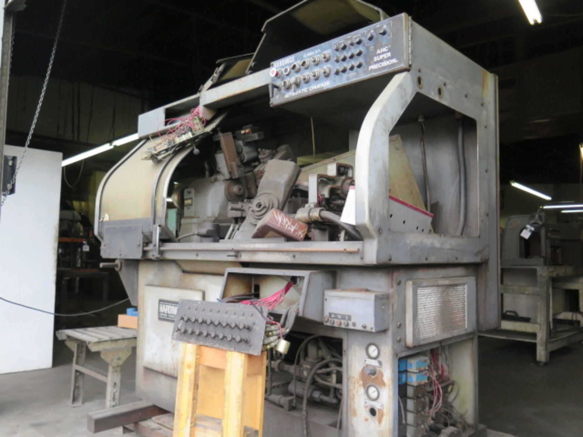 Hardinge AHC Automatic Hand Chucker (FOR PARTS) w/ Hardinge Controls, 8-Station Turret, SOLD AS IS - Image 2 of 6