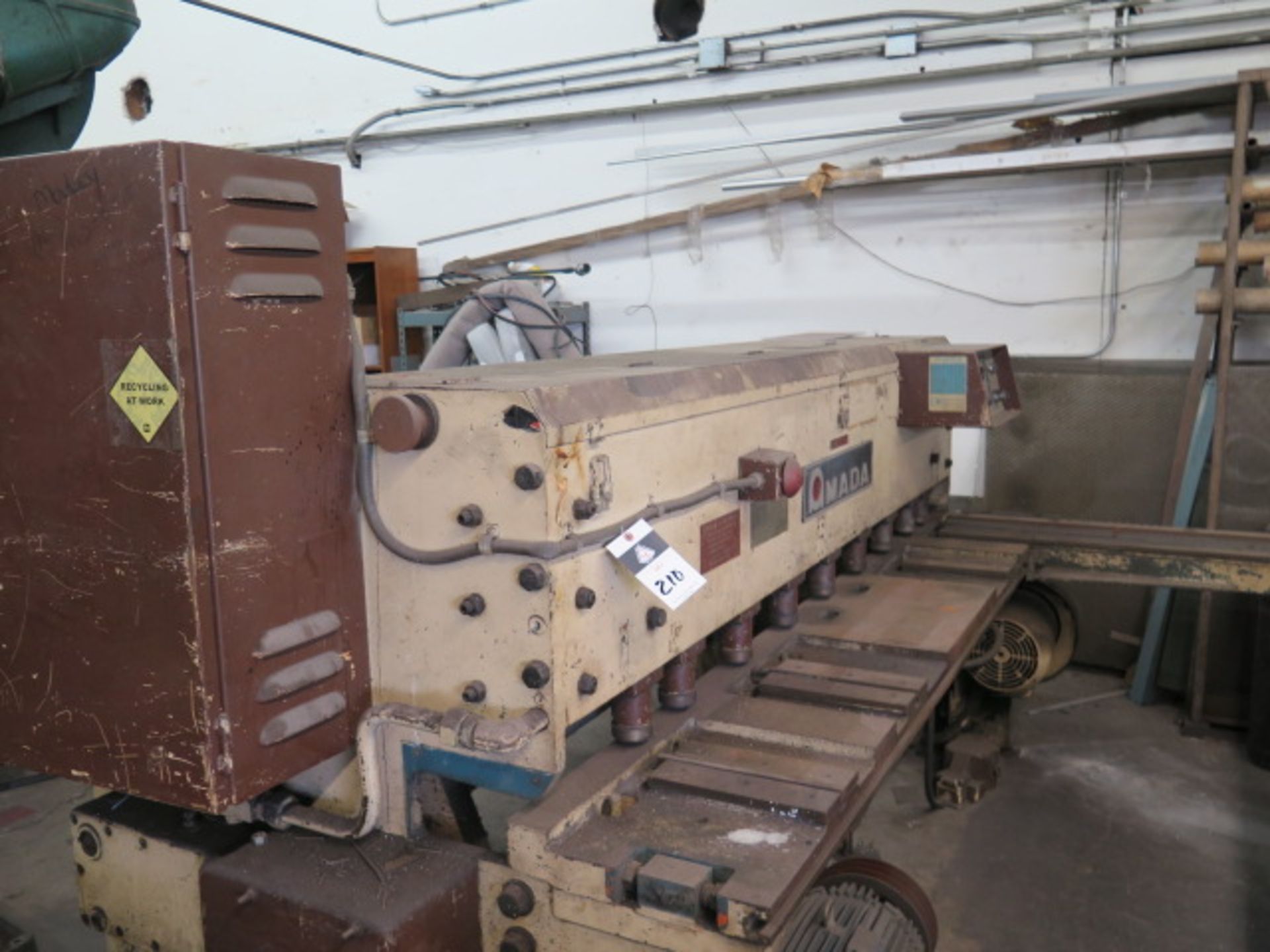 Amada M-2045 3/16” x 78” Power Shear s/n 2401361 (PARTS MACHINE) w/ Amada Controls SOLD AS IS - Image 2 of 8