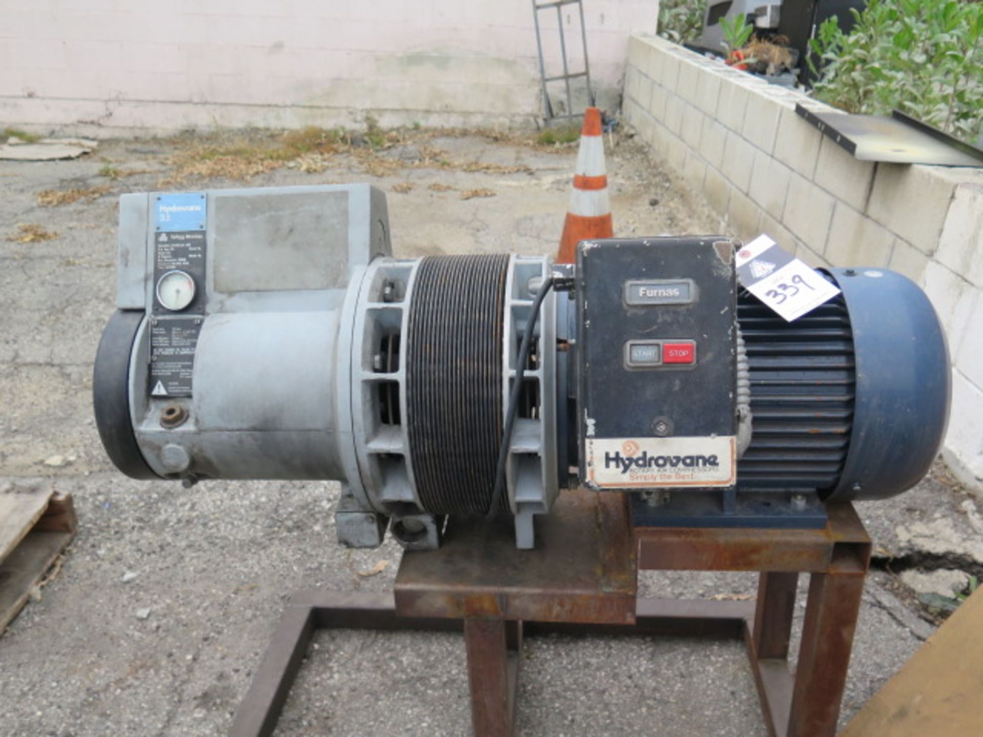 Hydrovane Air Compressor (CONDITION UNKNOWN) (SOLD AS-IS - NO WARRANTY)