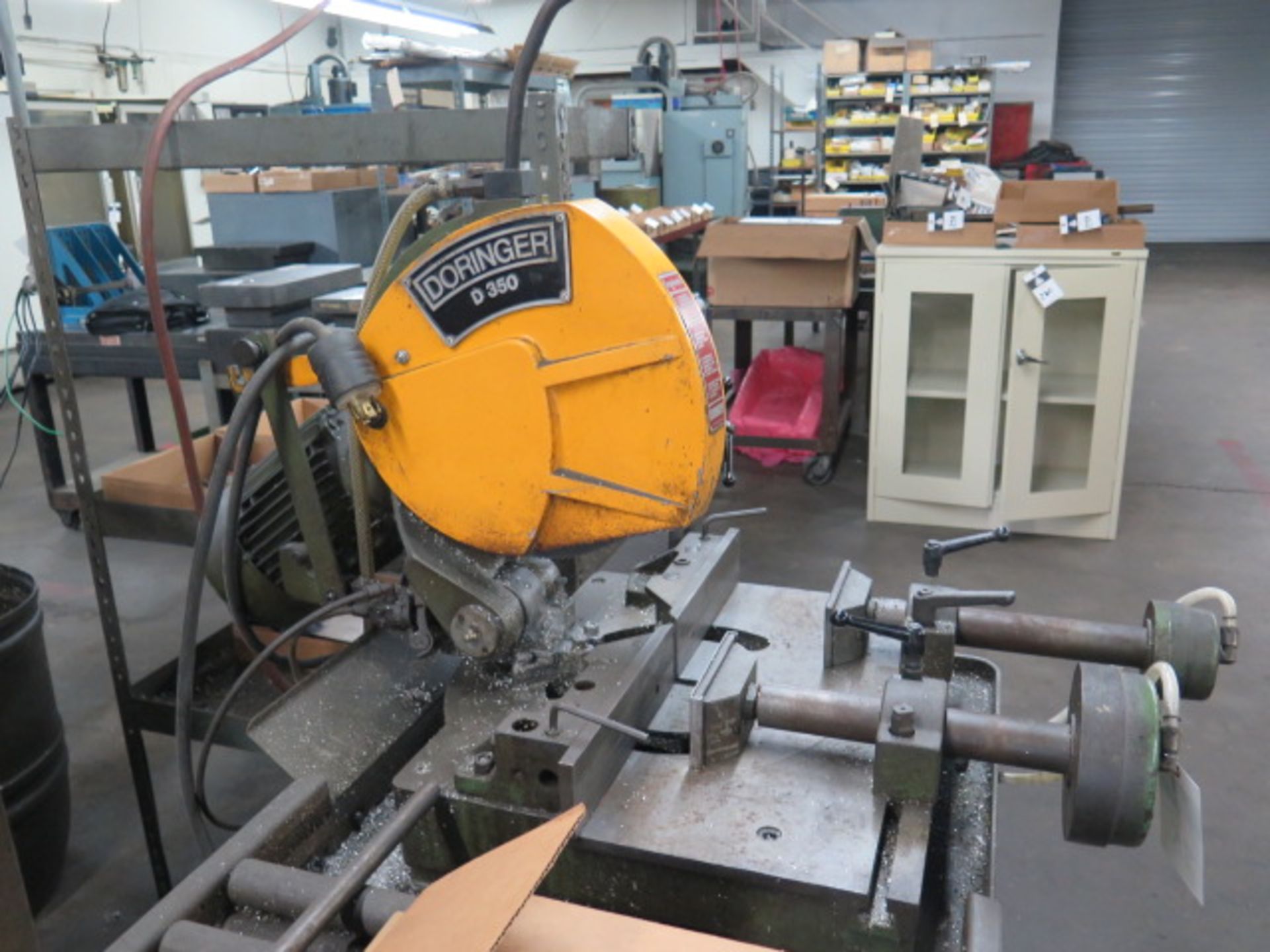 Doringer D-350 12” Miter Cold Saw s/n 21904 w/ Pneumatic Clamping, Work Stop, Coolant SOLD AS IS - Image 8 of 13