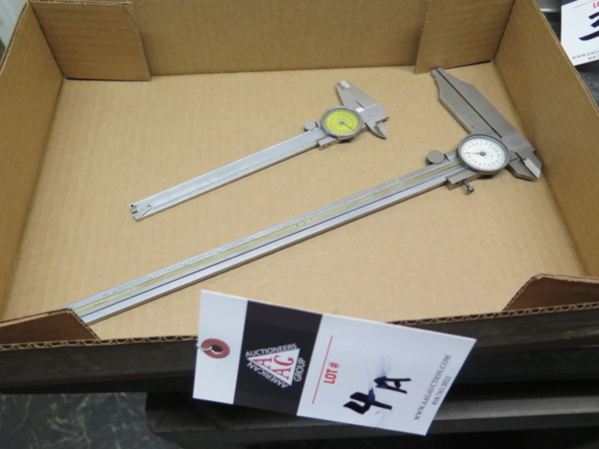 Helios 6" and 12" Dial Calipers (2) (SOLD AS-IS - NO WARRANTY)